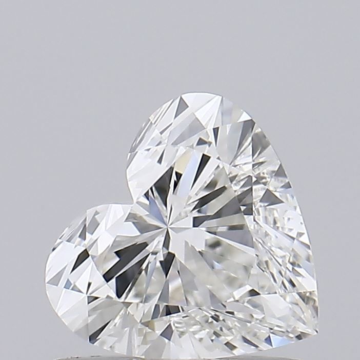 0.72 Ct. F Color IF Clarity Heart Shape Lab Grown Diamond