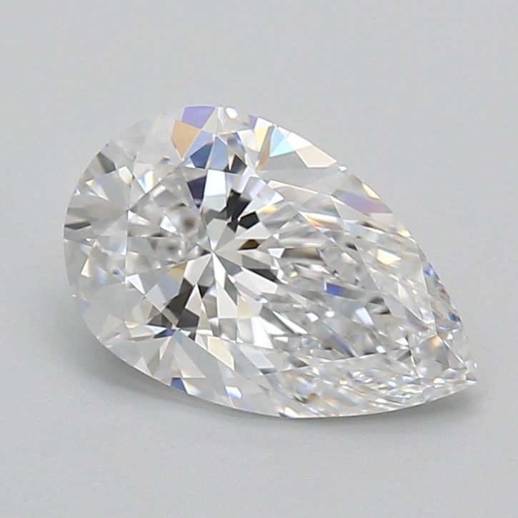 2.01 Ct. D Color IF Clarity Pear Shape Lab Grown Diamond