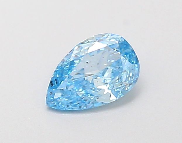 0.3 Ct. Blue Color SI1 Clarity Pear Shape