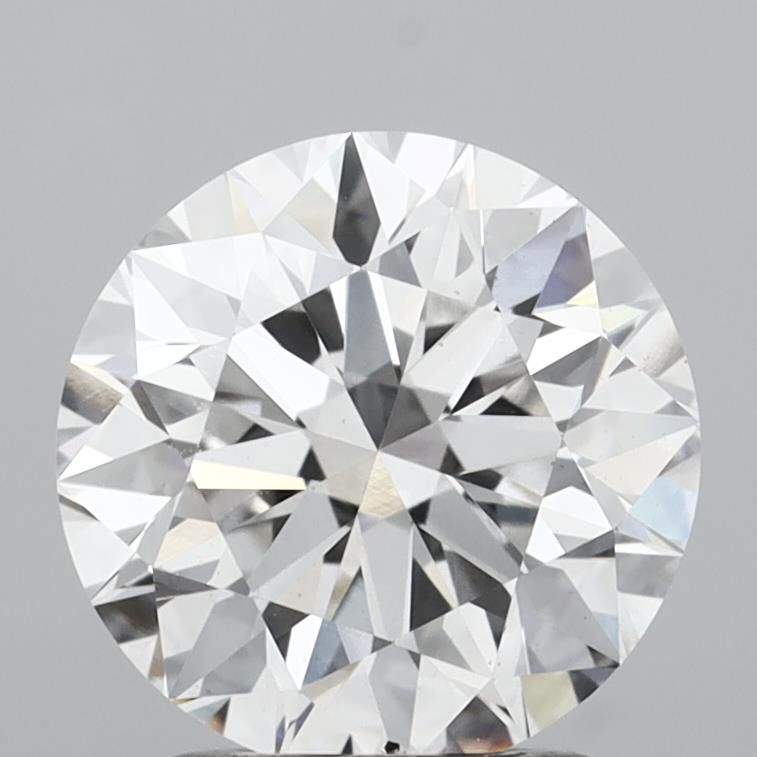 2.01 Ct. E Color SI1 Clarity Round Shape Lab Grown Diamond