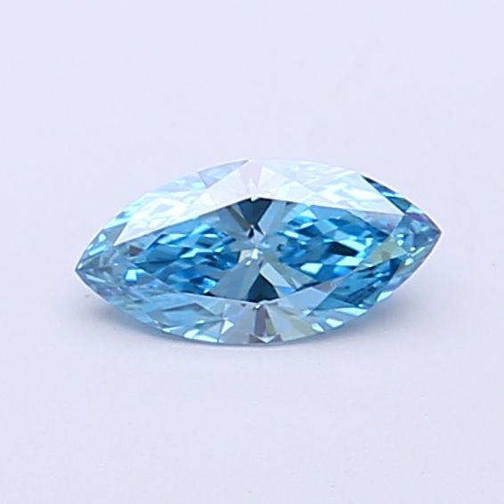 0.31 Ct. Blue Color VS1 Clarity Marquise Shape