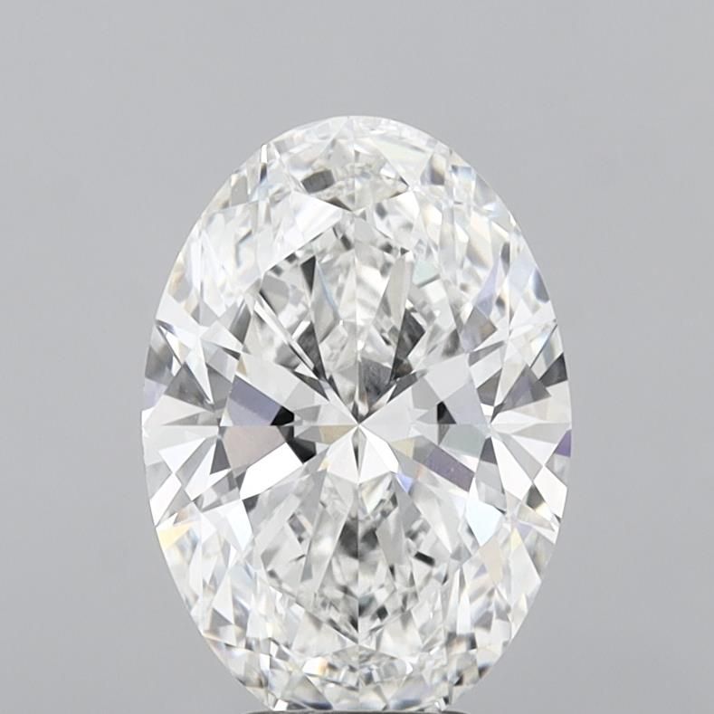 5.1 Ct. F Color VVS2 Clarity Oval Shape Lab Grown Diamond