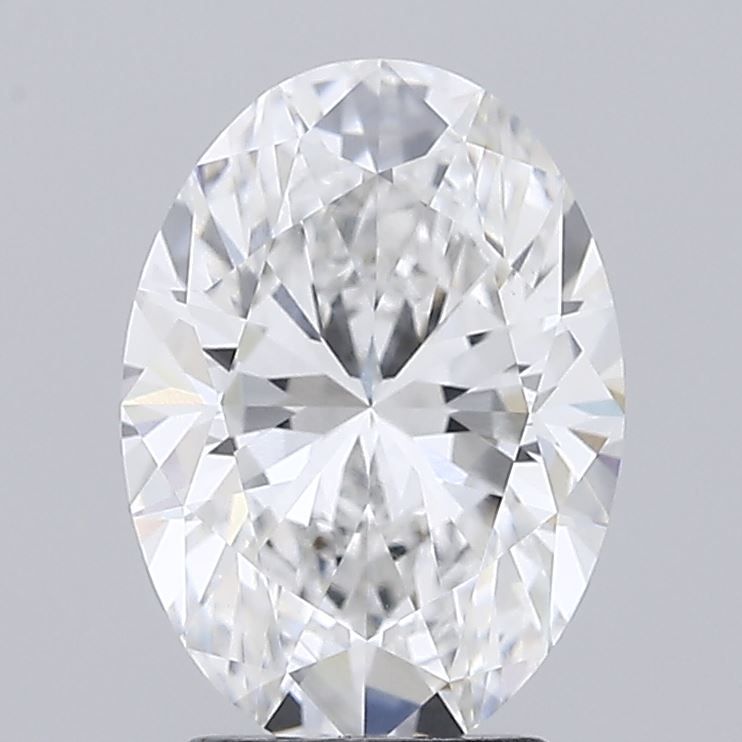 3.08 Ct. F Color VVS2 Clarity Oval Shape Lab Grown Diamond