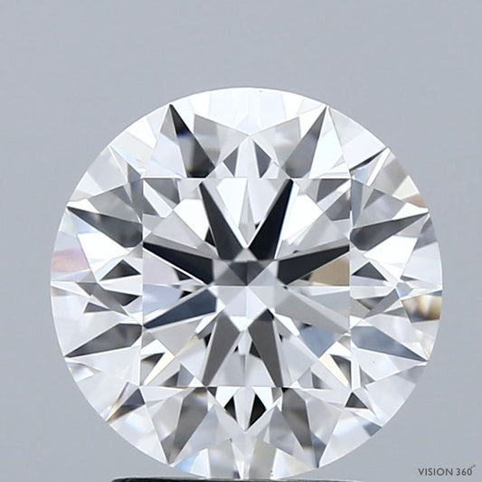 3.01 Ct. E Color VVS2 Clarity Round Shape Lab Grown Diamond