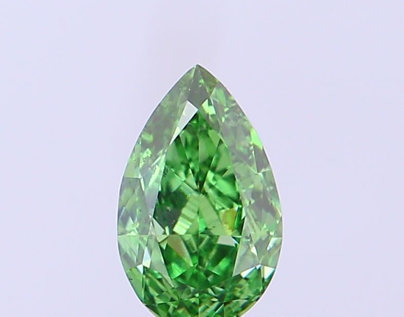 0.42 Ct. Green Color VS2 Clarity Pear Shape