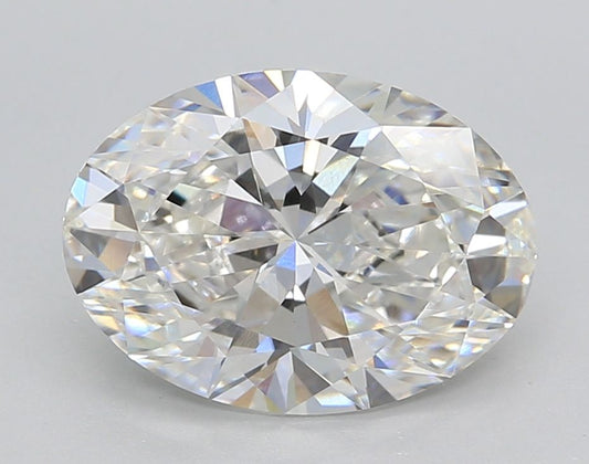 3.02 Ct. F Color VVS2 Clarity Oval Shape Lab Grown Diamond