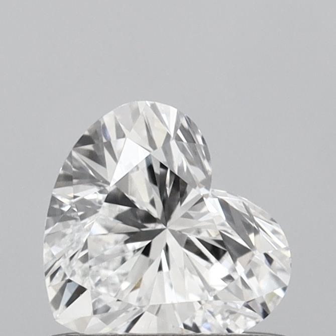 0.53 Ct. D Color SI1 Clarity Heart Shape Lab Grown Diamond