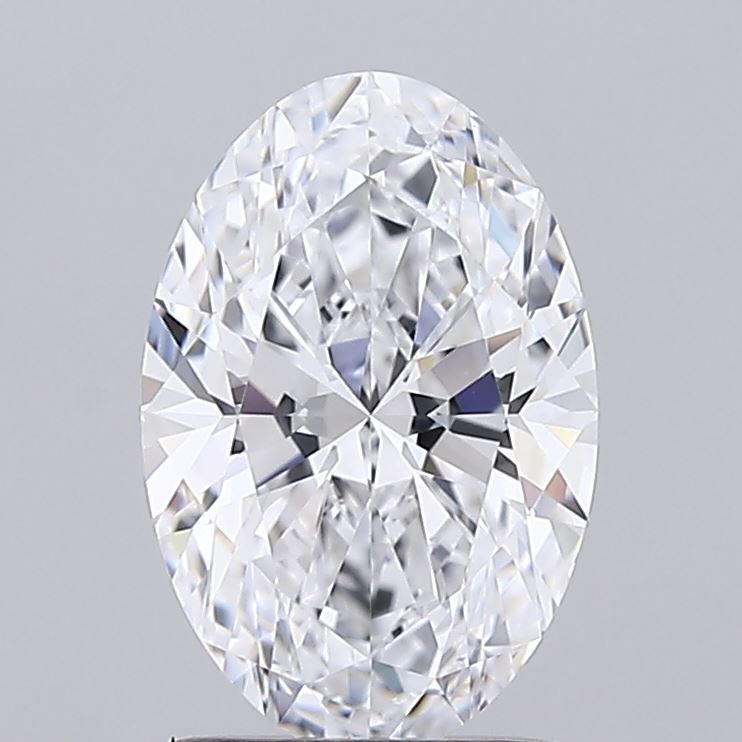 1.5 Ct. D Color IF Clarity Oval Shape Lab Grown Diamond