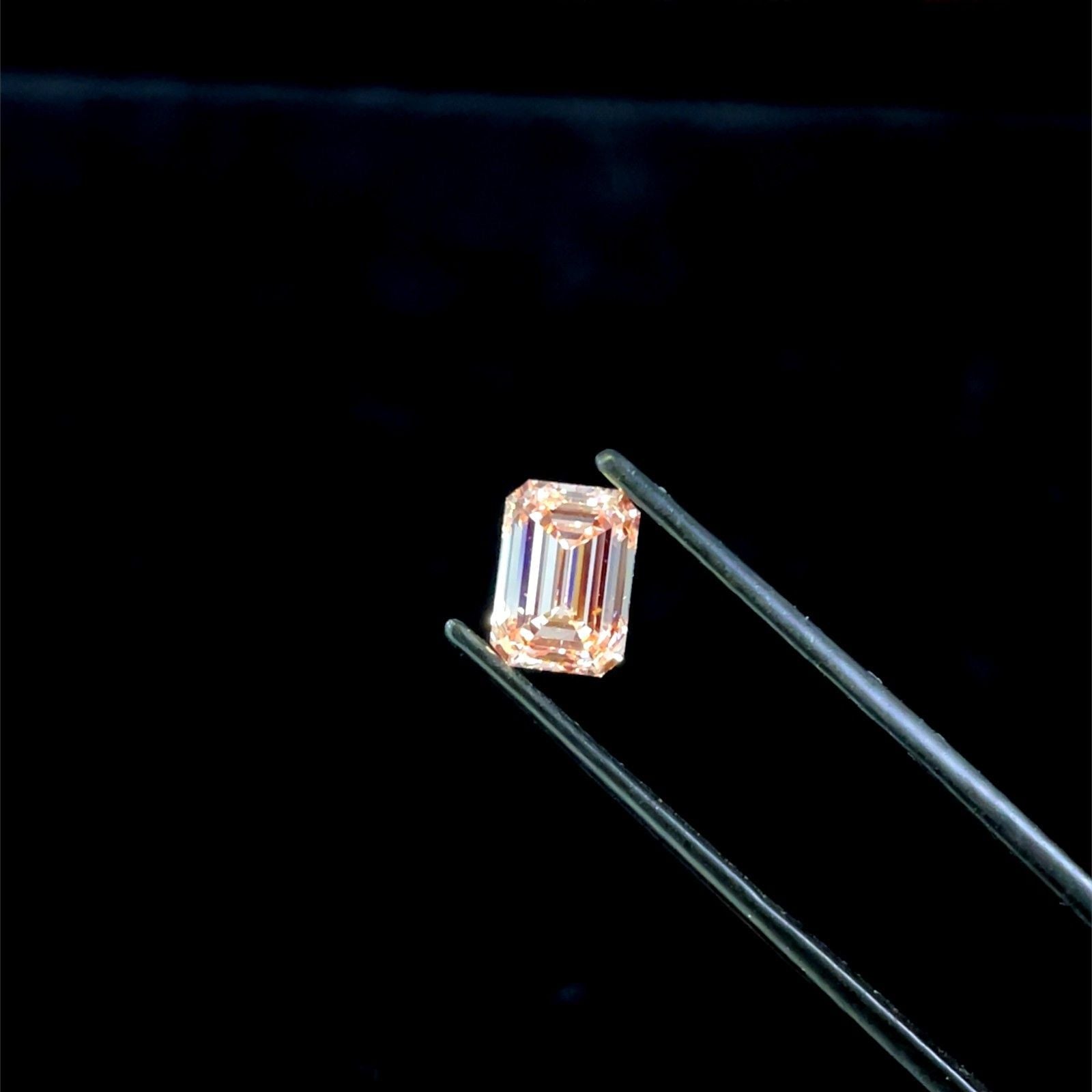 2.03 Ct. Pink Color VVS1 Clarity Emerald Shape Lab Grown Fancy Diamond