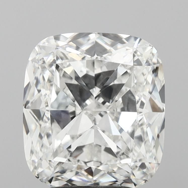 4.02 Ct. F Color VVS2 Clarity Cushion Shape Lab Grown Diamond