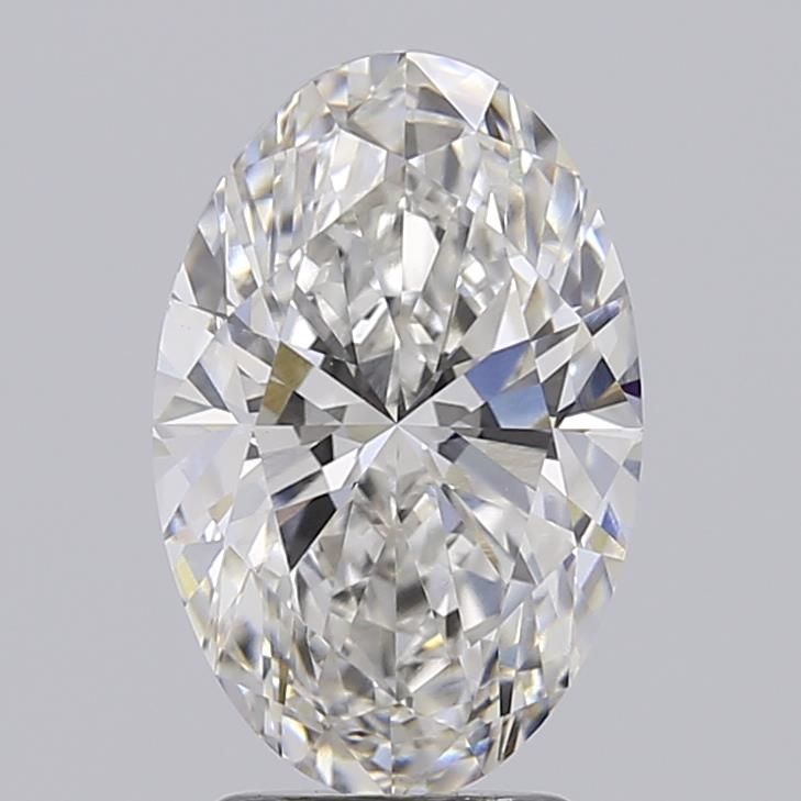 3.01 Ct. F Color VVS2 Clarity Oval Shape Lab Grown Diamond