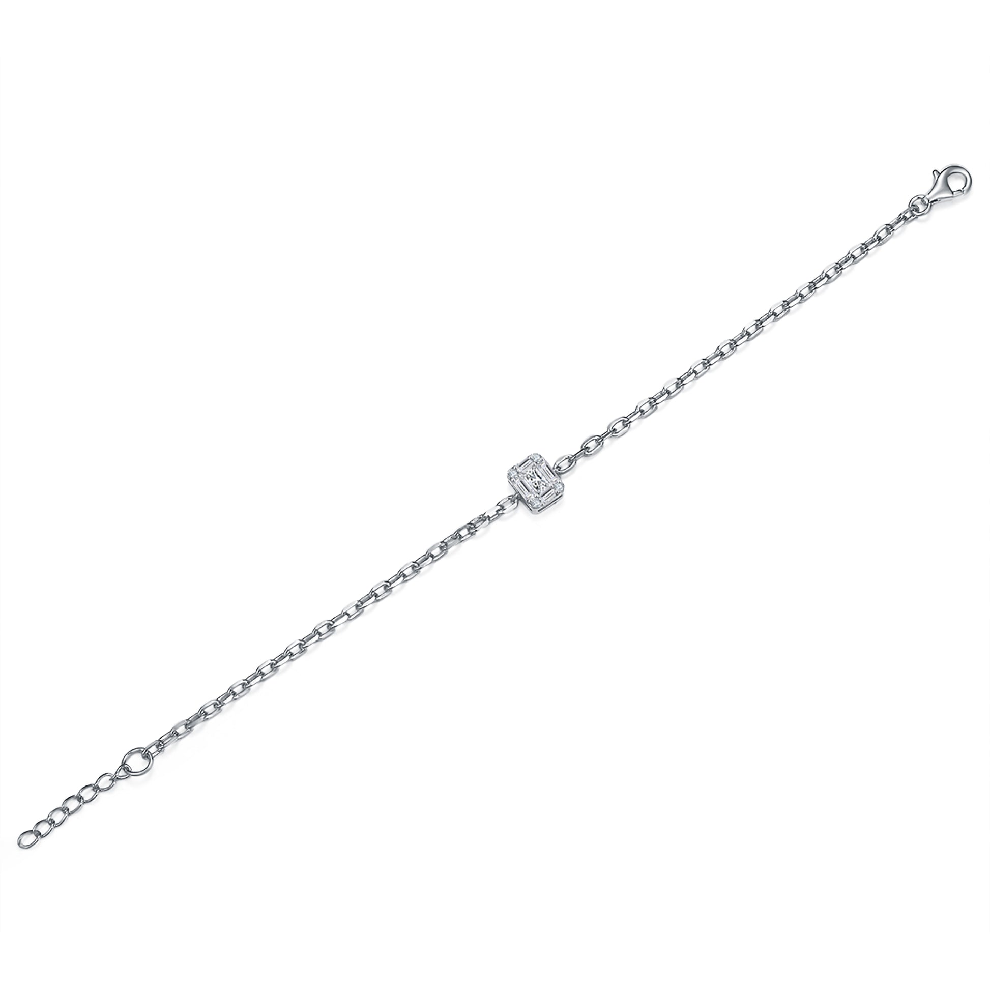 Opulent Diamond Chain Bracelet