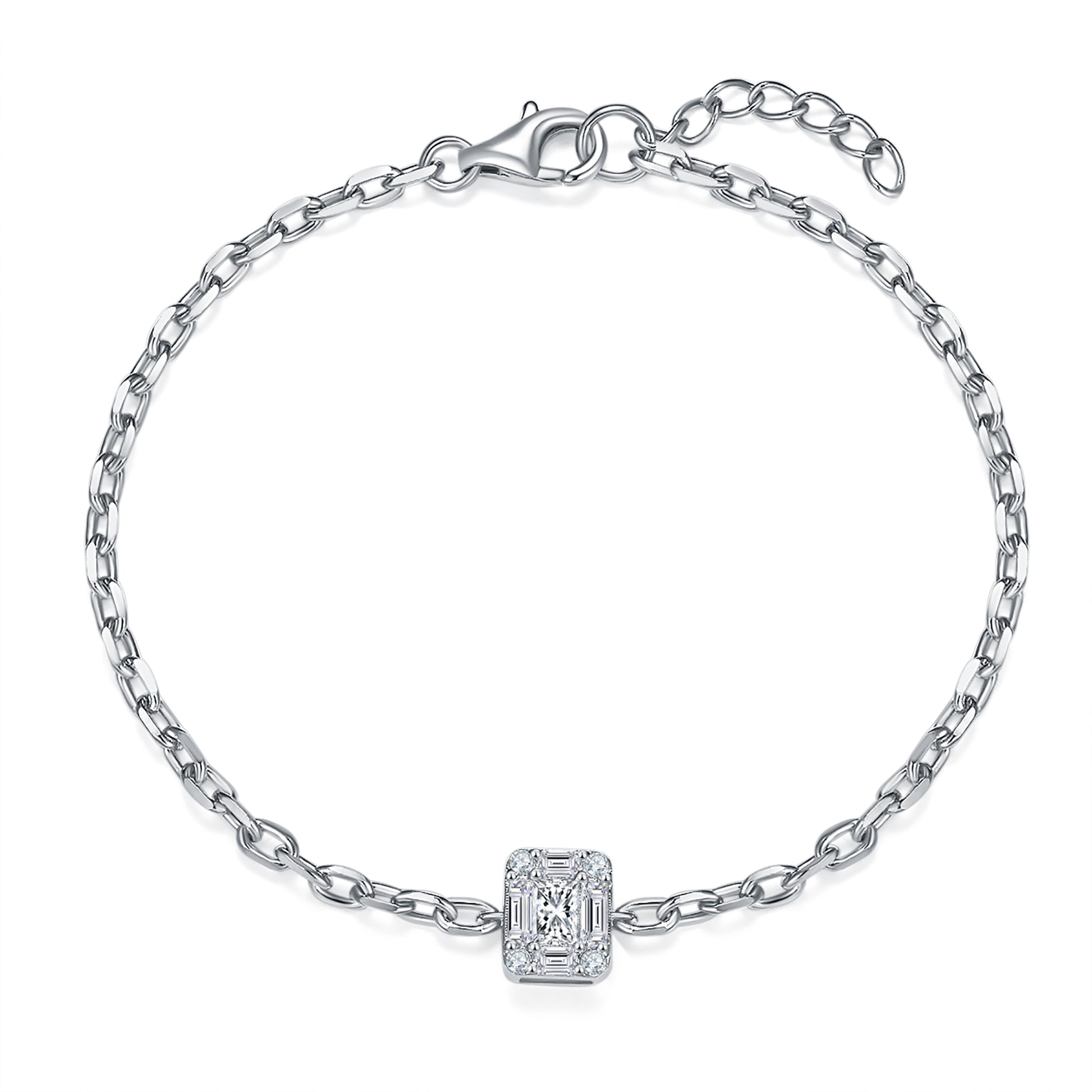 Opulent Diamond Chain Bracelet
