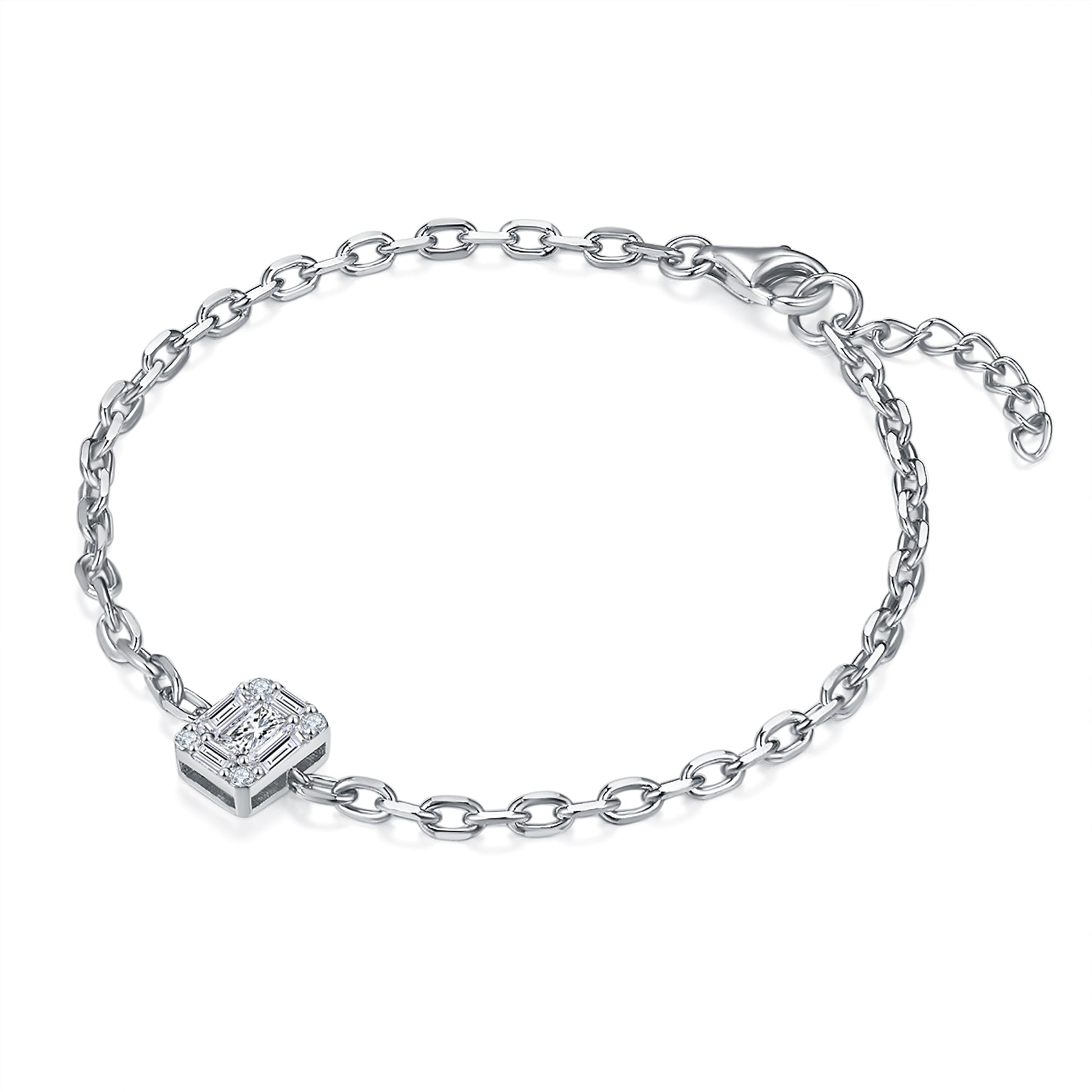 Opulent Diamond Chain Bracelet