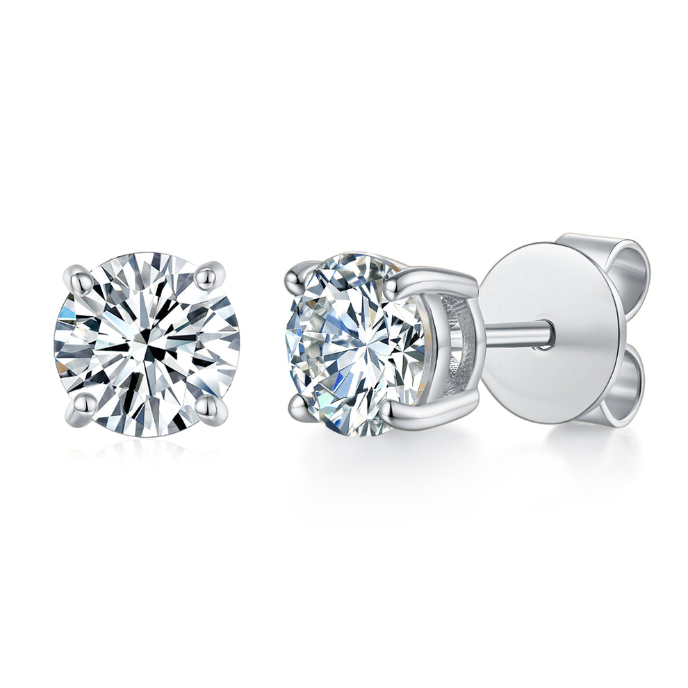 Round Shape Studs | Explore Now | Precious Lab Online Store