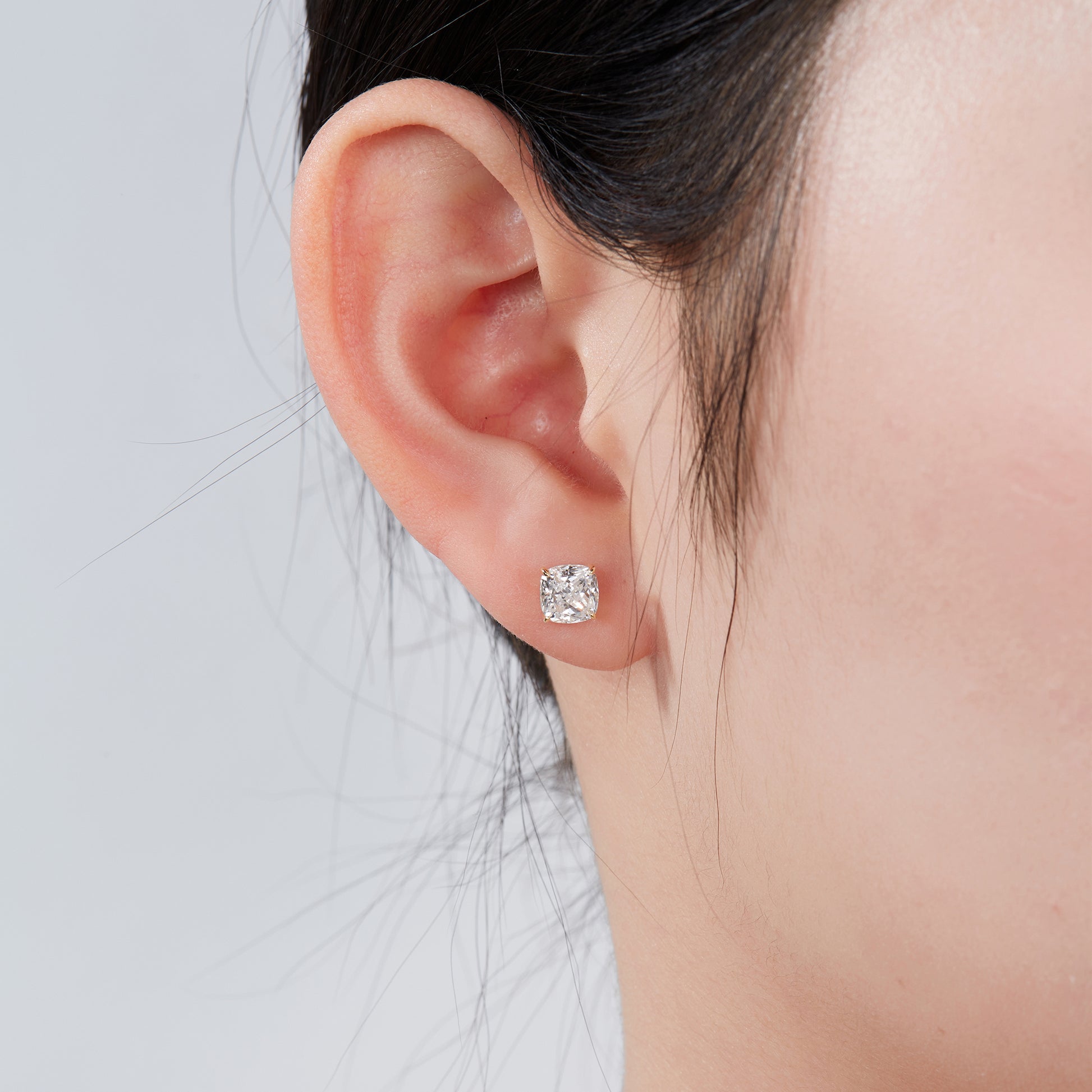 Cushion Shape Studs