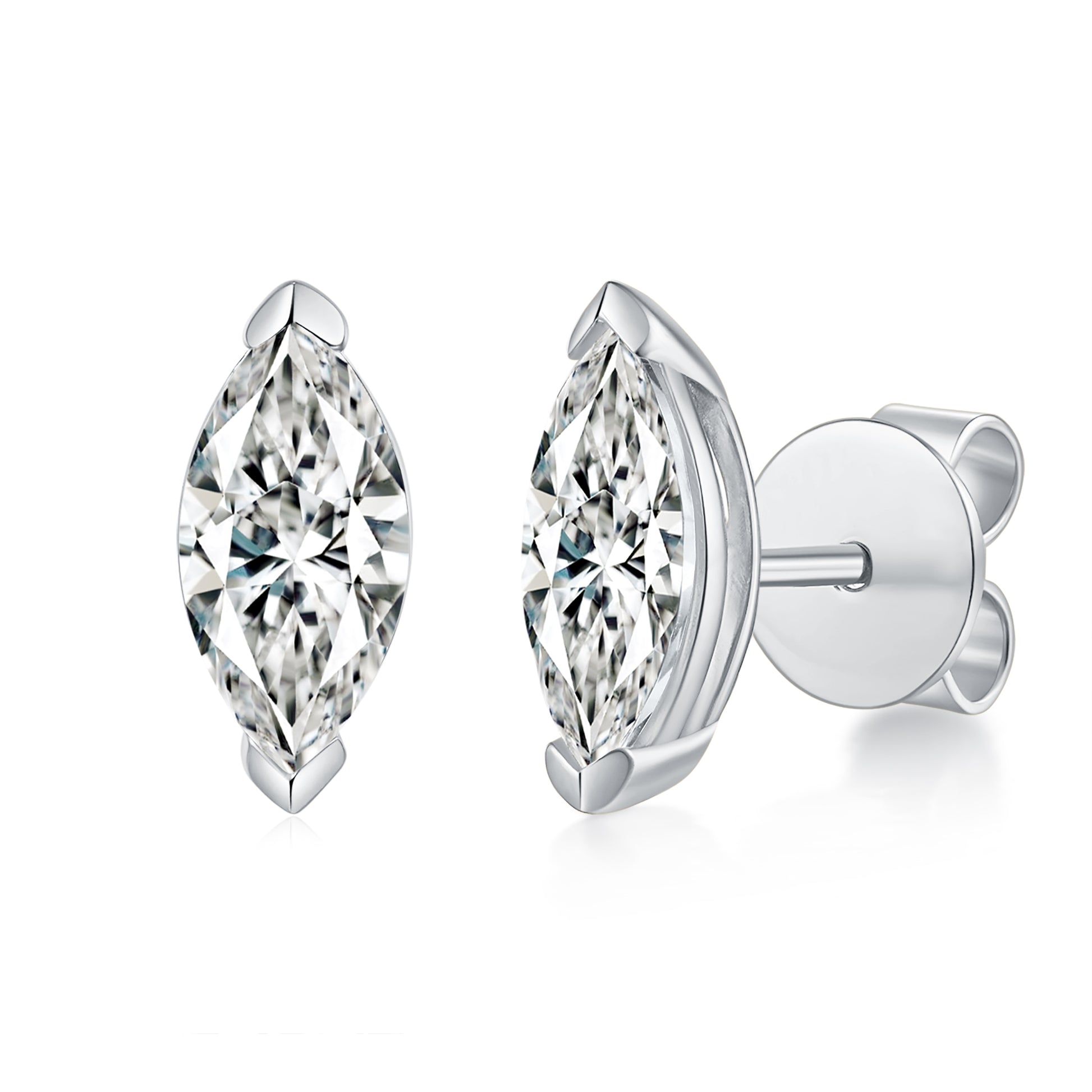 Marquise Shape Studs