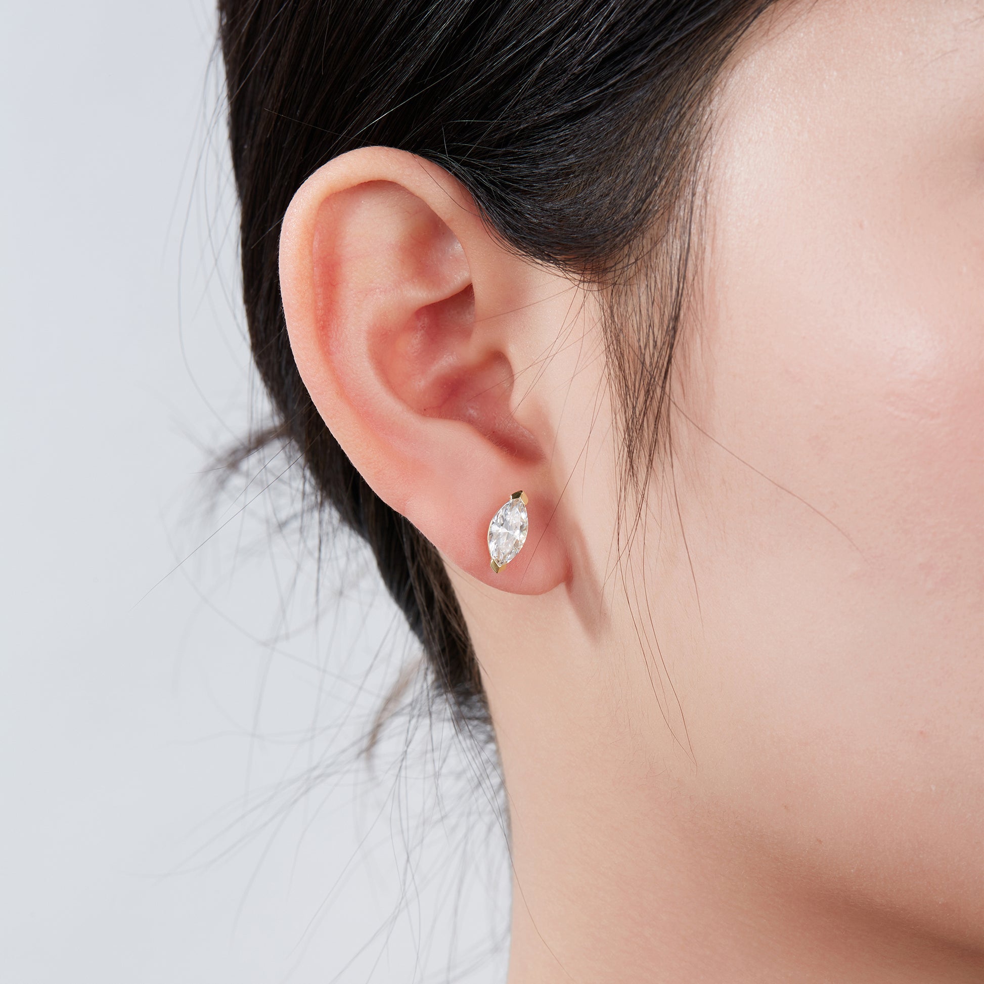 Marquise Shape Studs