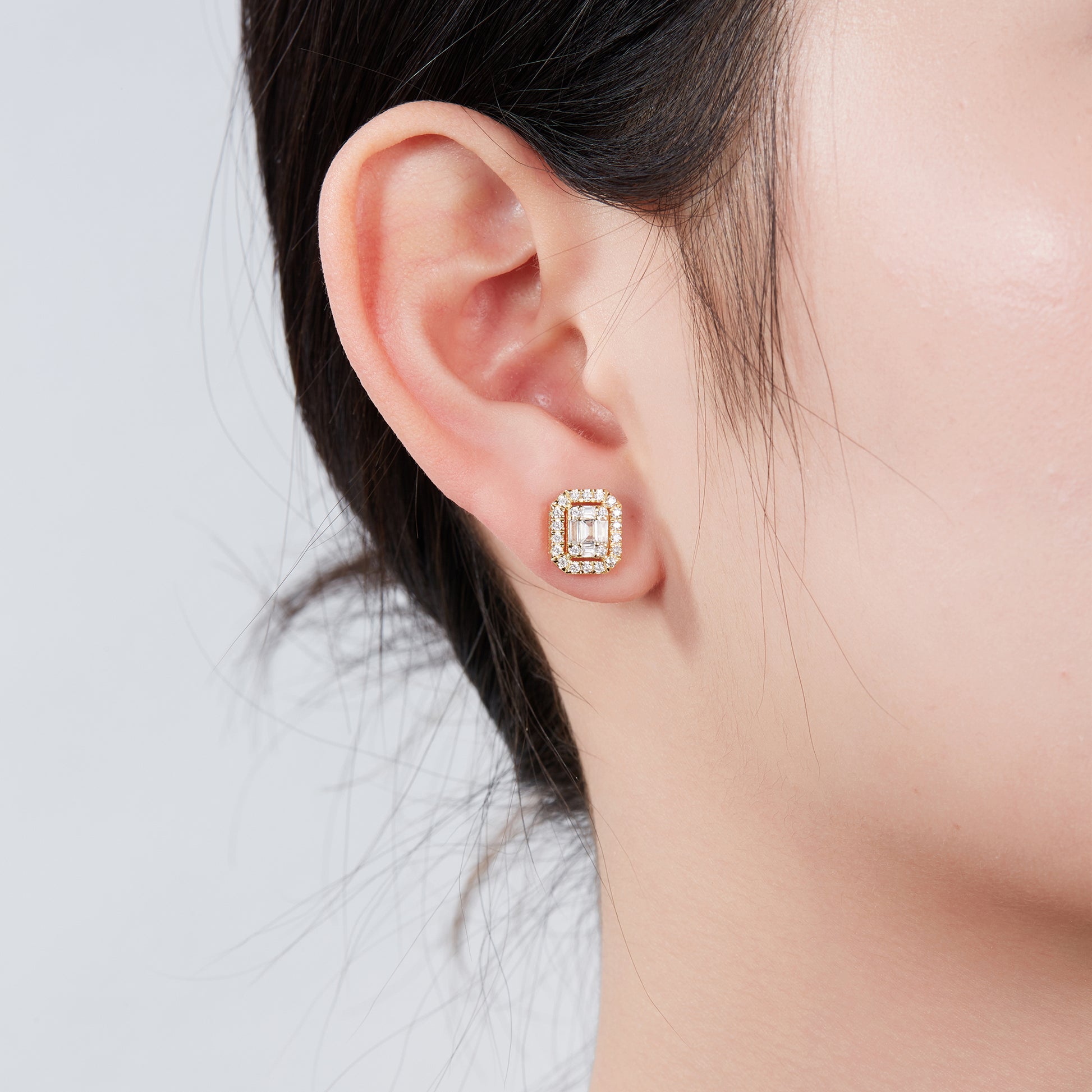 Royal Ascher Diamond Studs