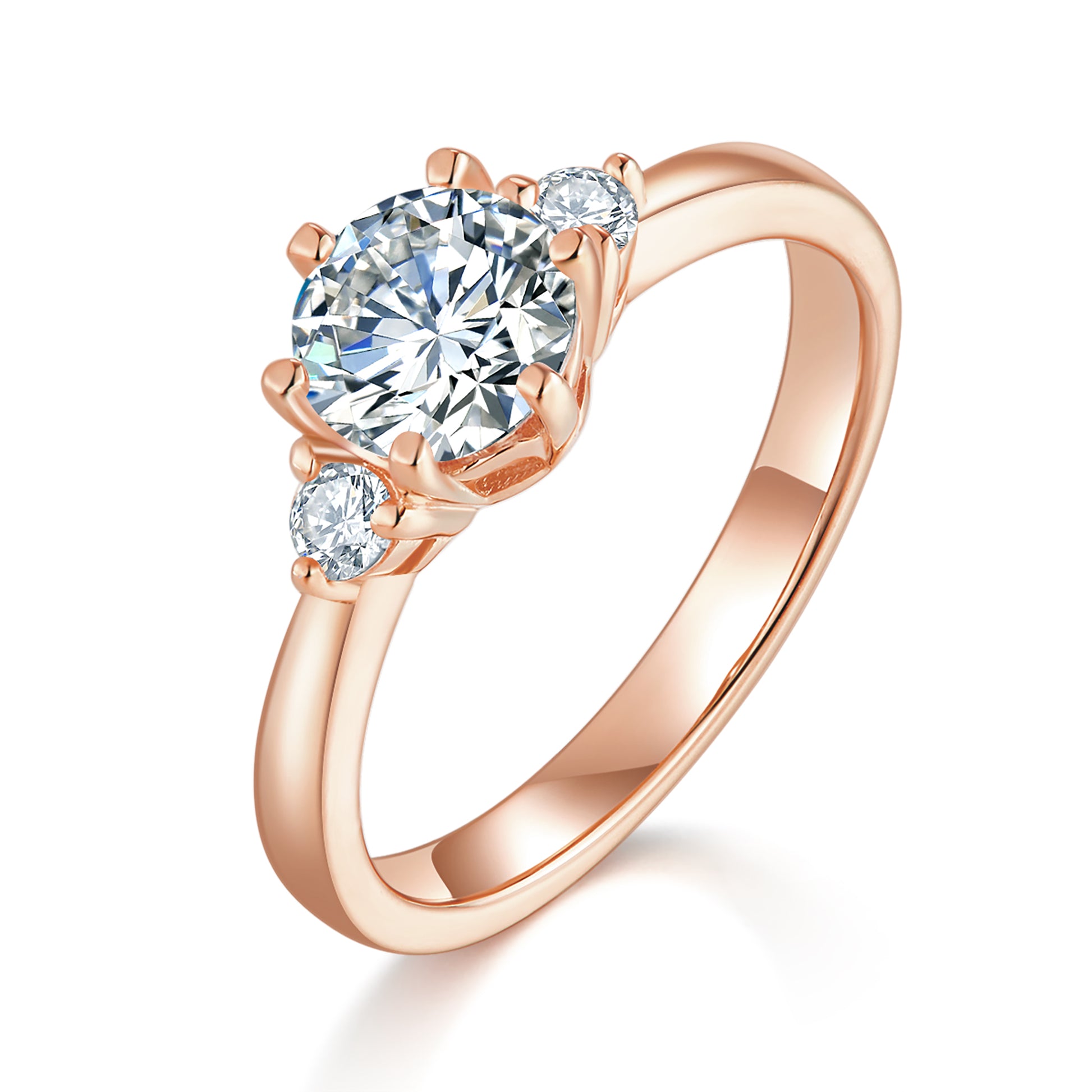 Alecia Trilogy Preset 1ct Diamond Ring