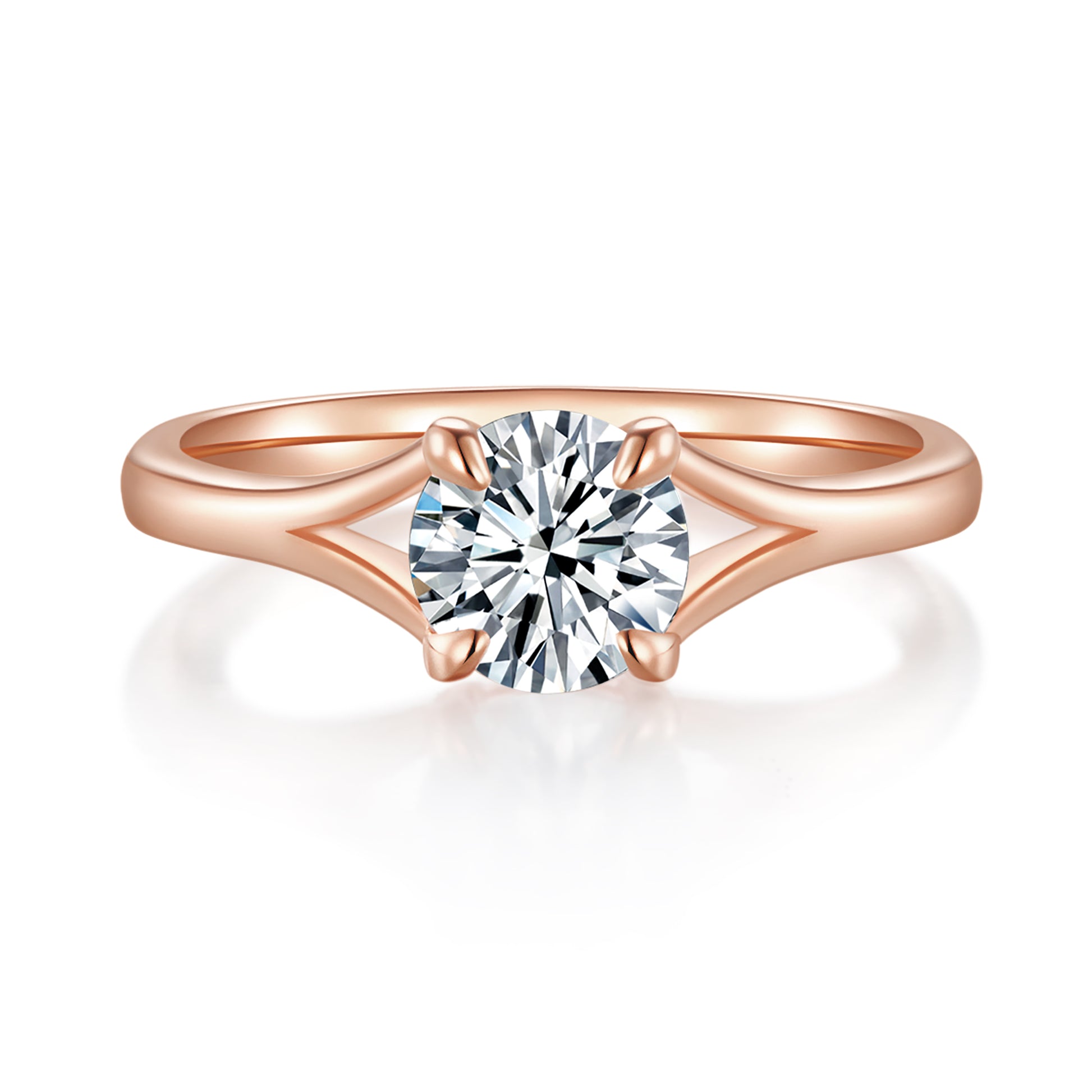 Carina Round Solitaire Preset 1ct Diamond Ring