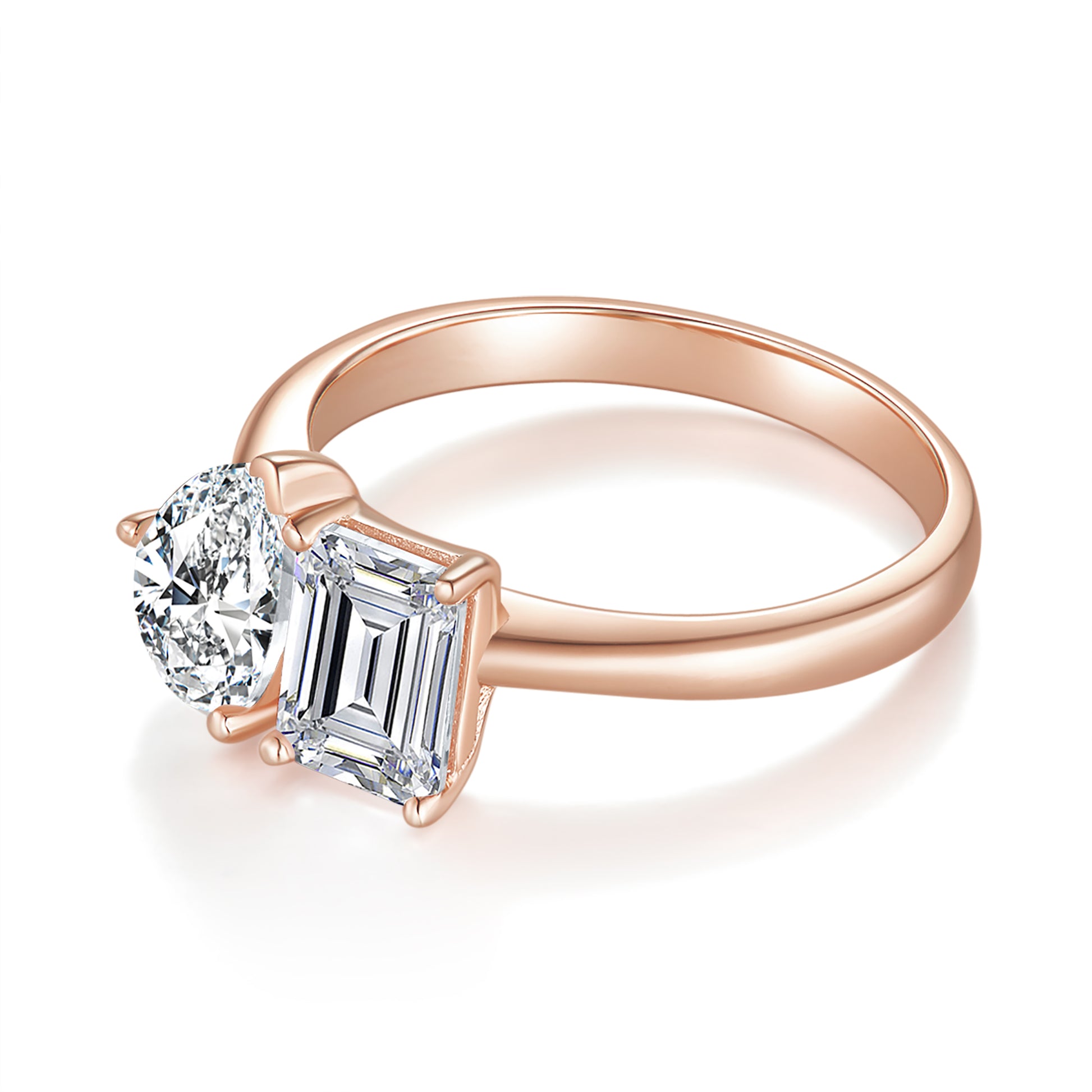 Toi Et Moi Preset 2ct Diamond Ring