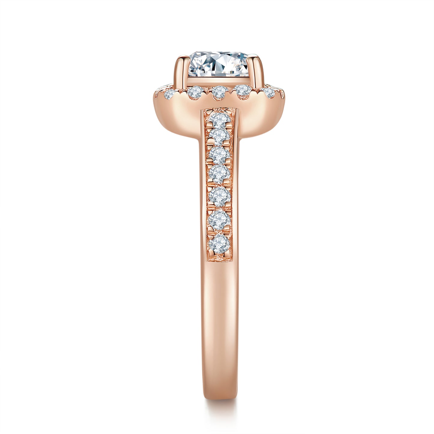 Classic Halo Diamond Ring