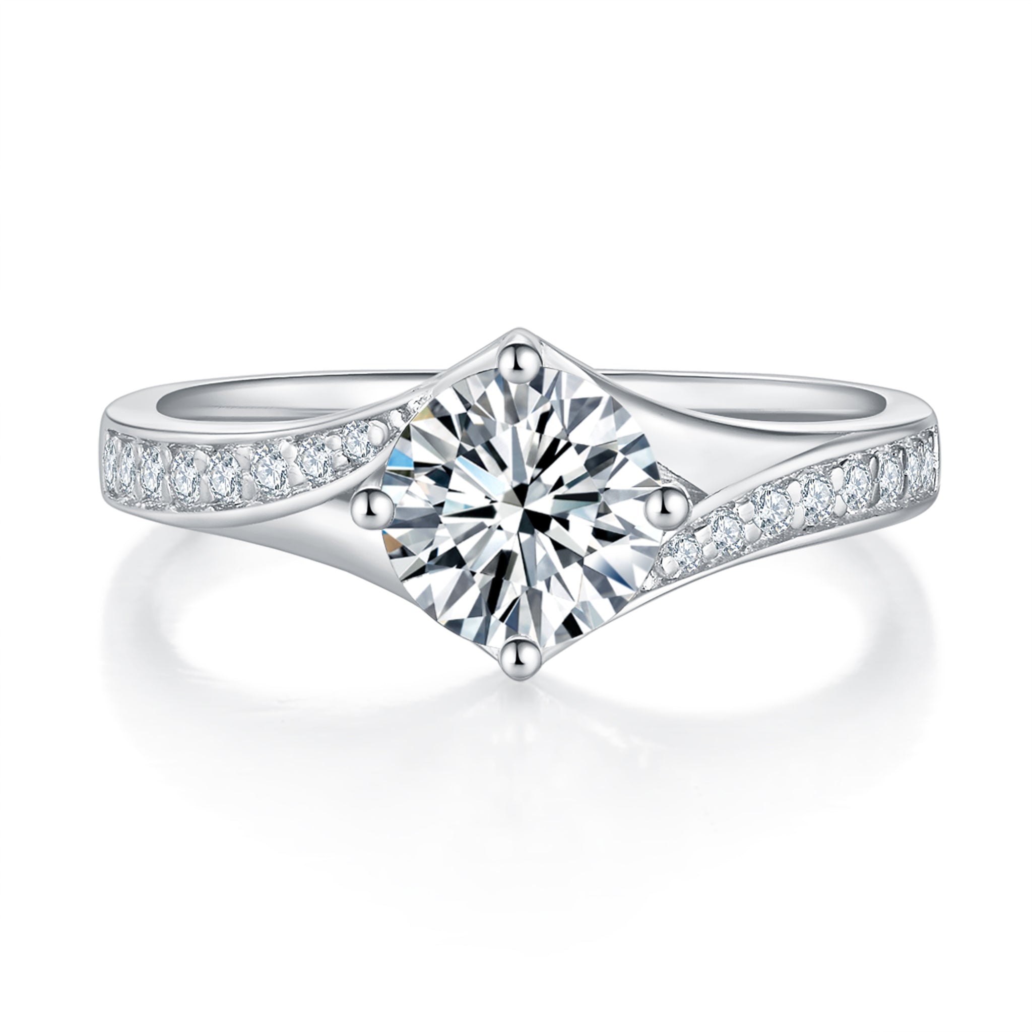 Crystal Preset 1ct Diamond Ring