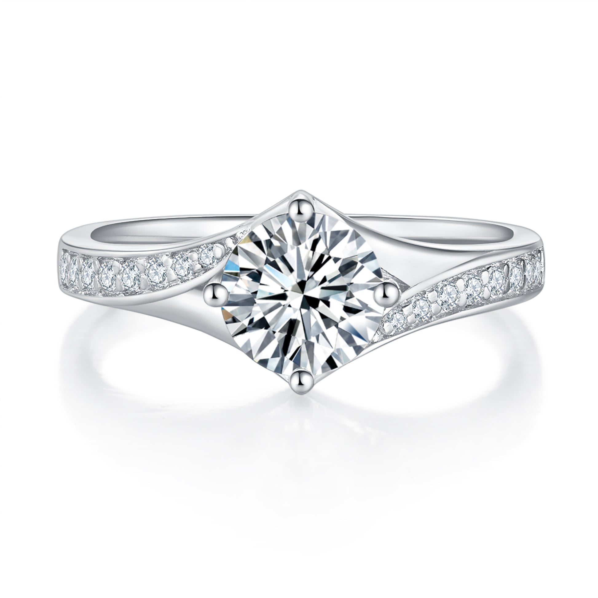 Crystal Preset 1ct Diamond Ring