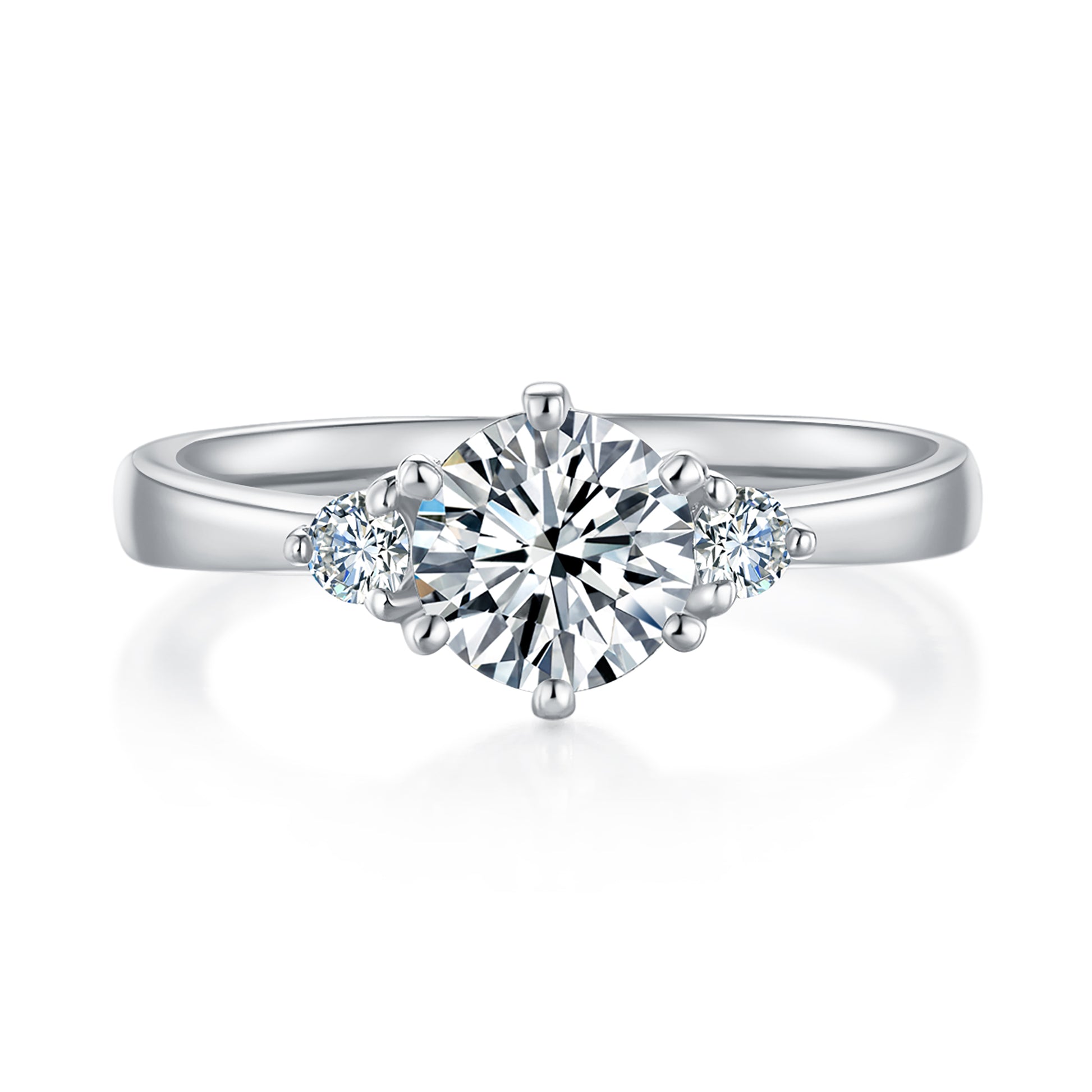 Alecia Trilogy Preset 1ct Diamond Ring