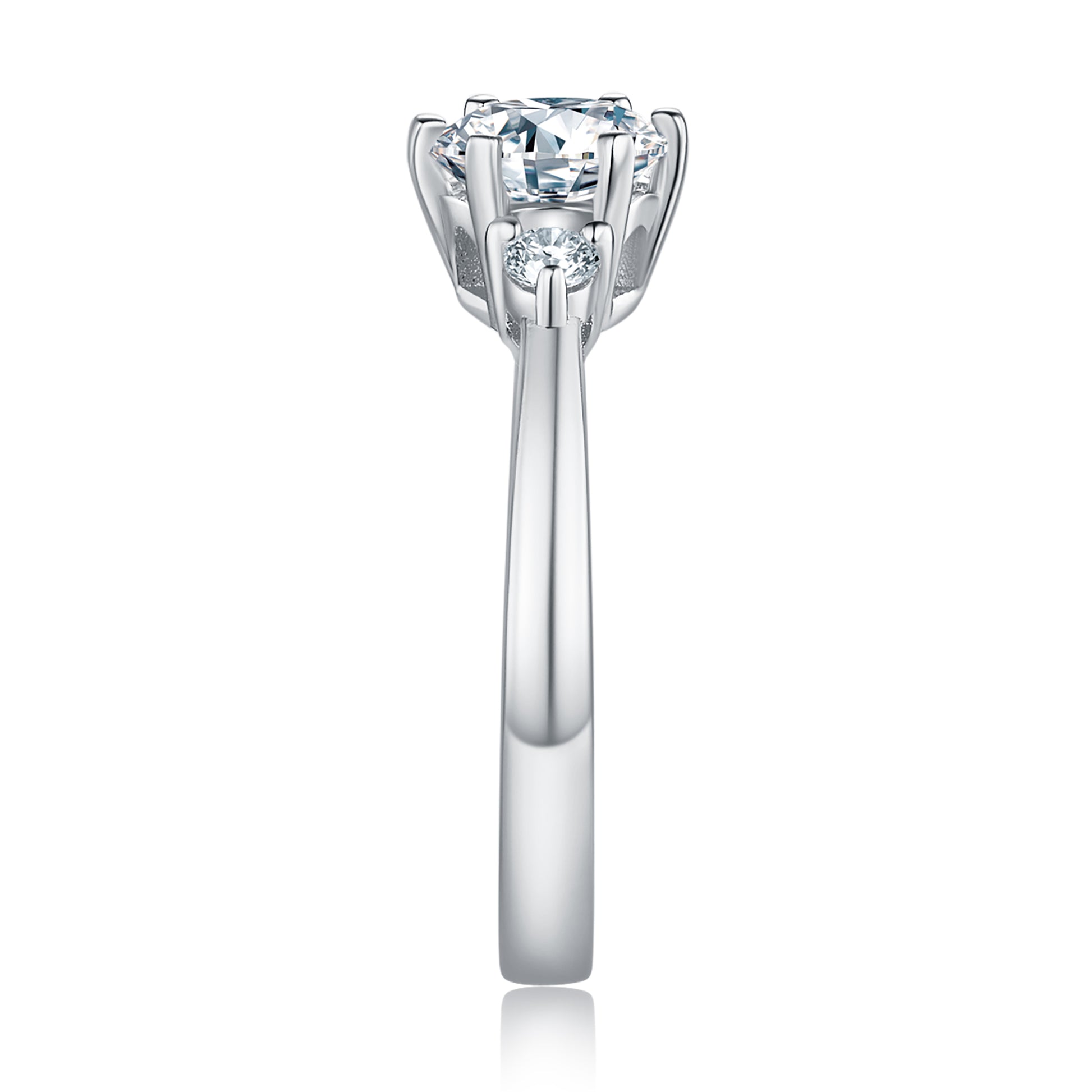 Alecia Trilogy Preset 1ct Diamond Ring