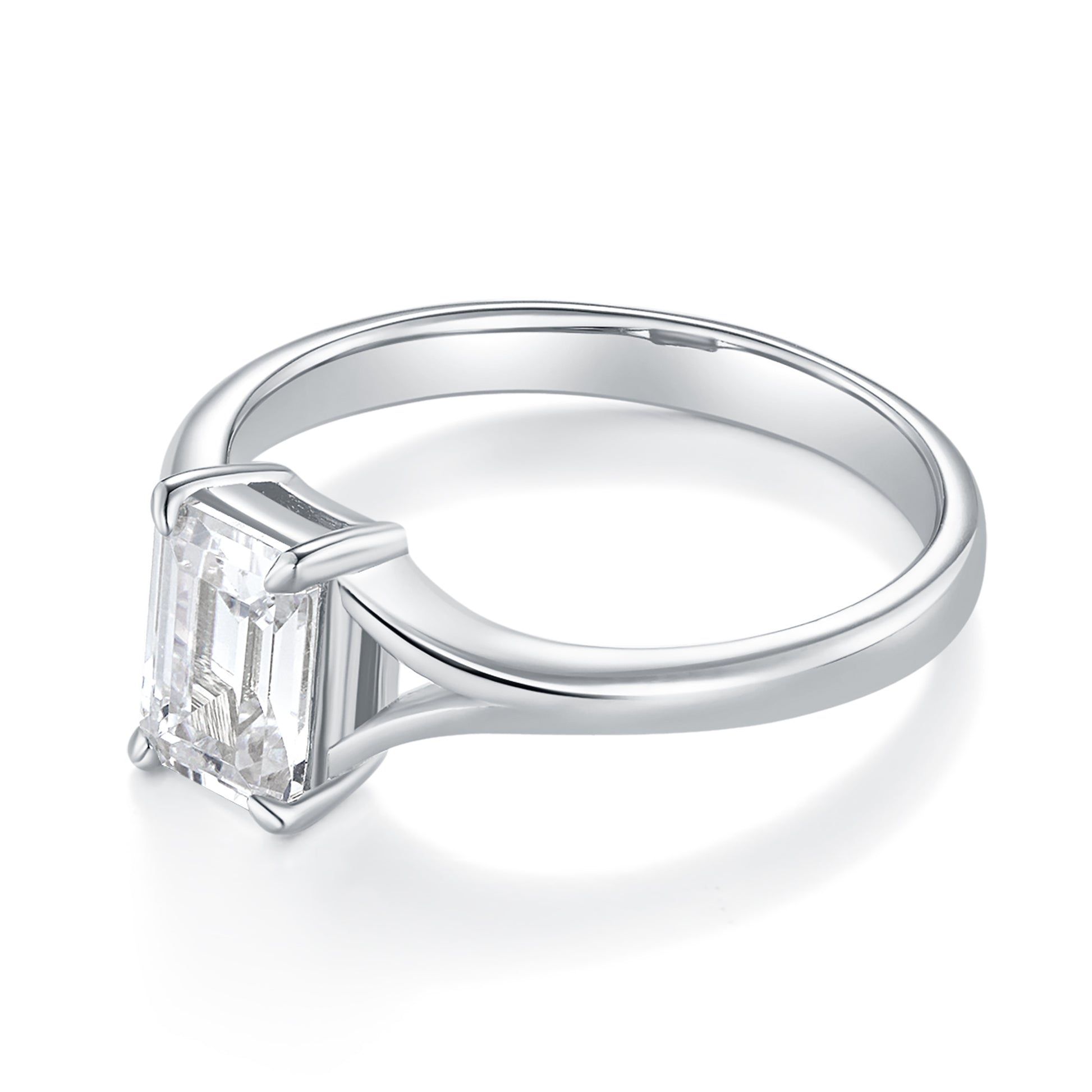 Carina Emerald Solitaire Preset 1ct Diamond Ring