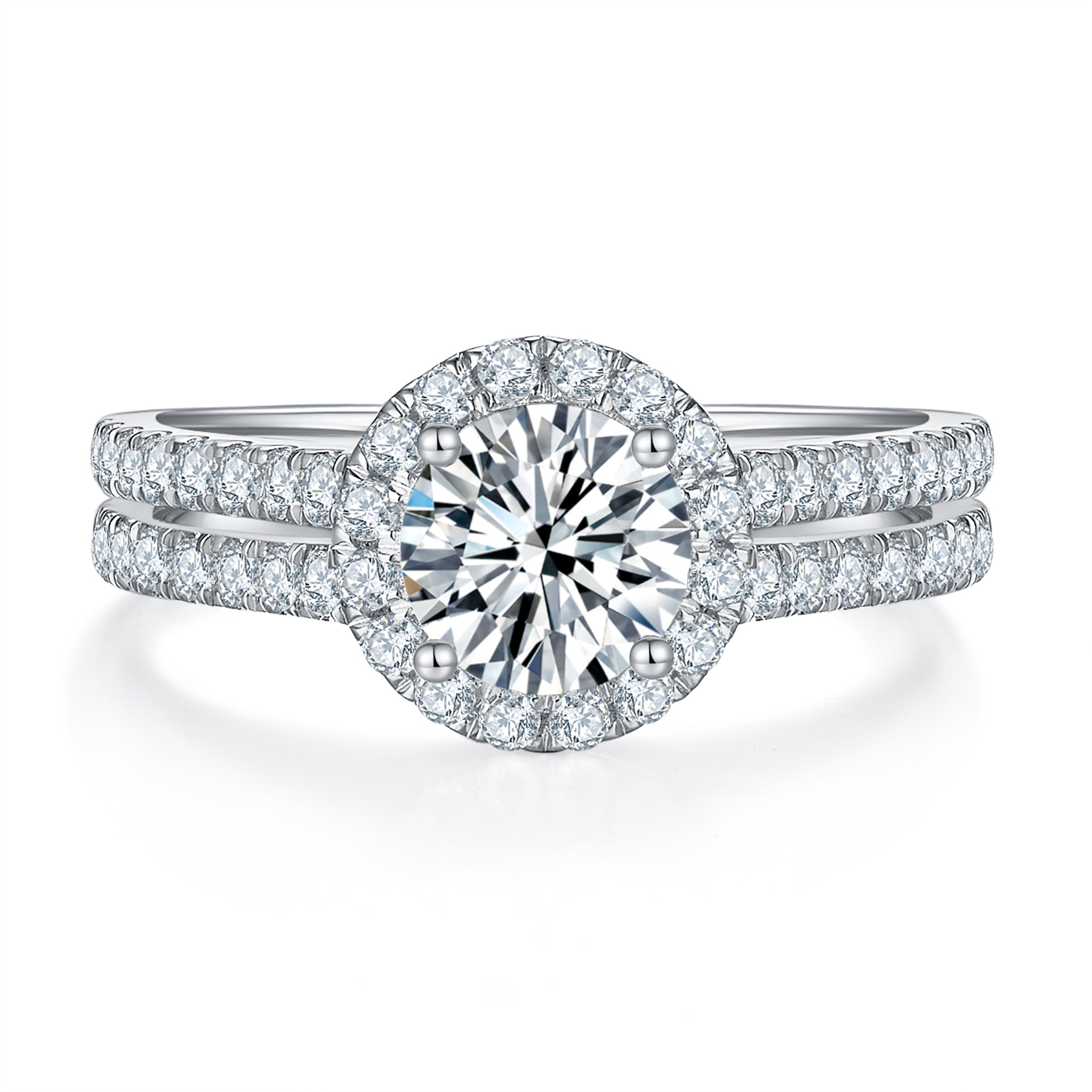 Celestia Halo Diamond Ring With 1.73 Ct. Round Shape Lab Grown Diamond (Certificate No: 514255522)