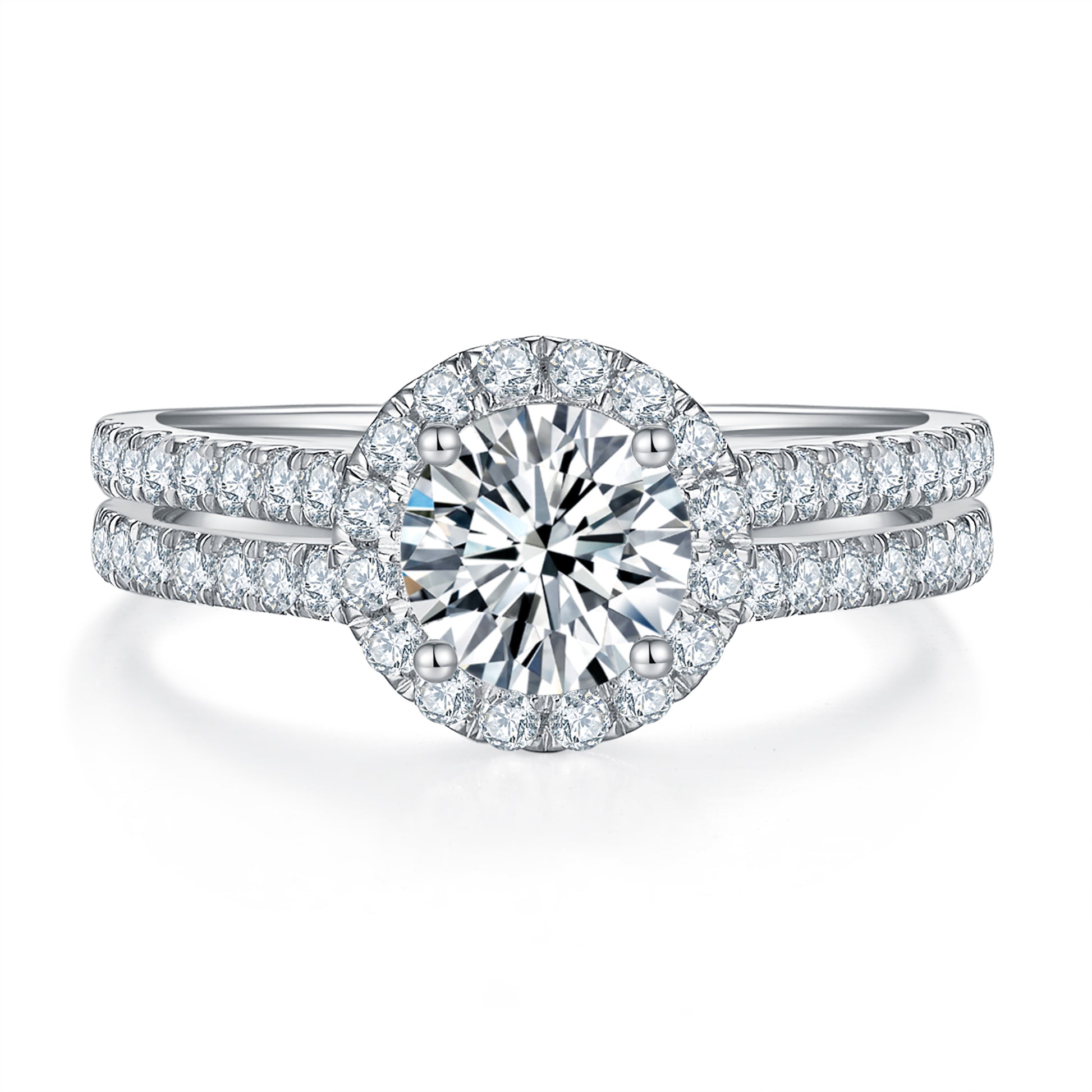 Celestia Halo 1ct Preset Diamond Ring
