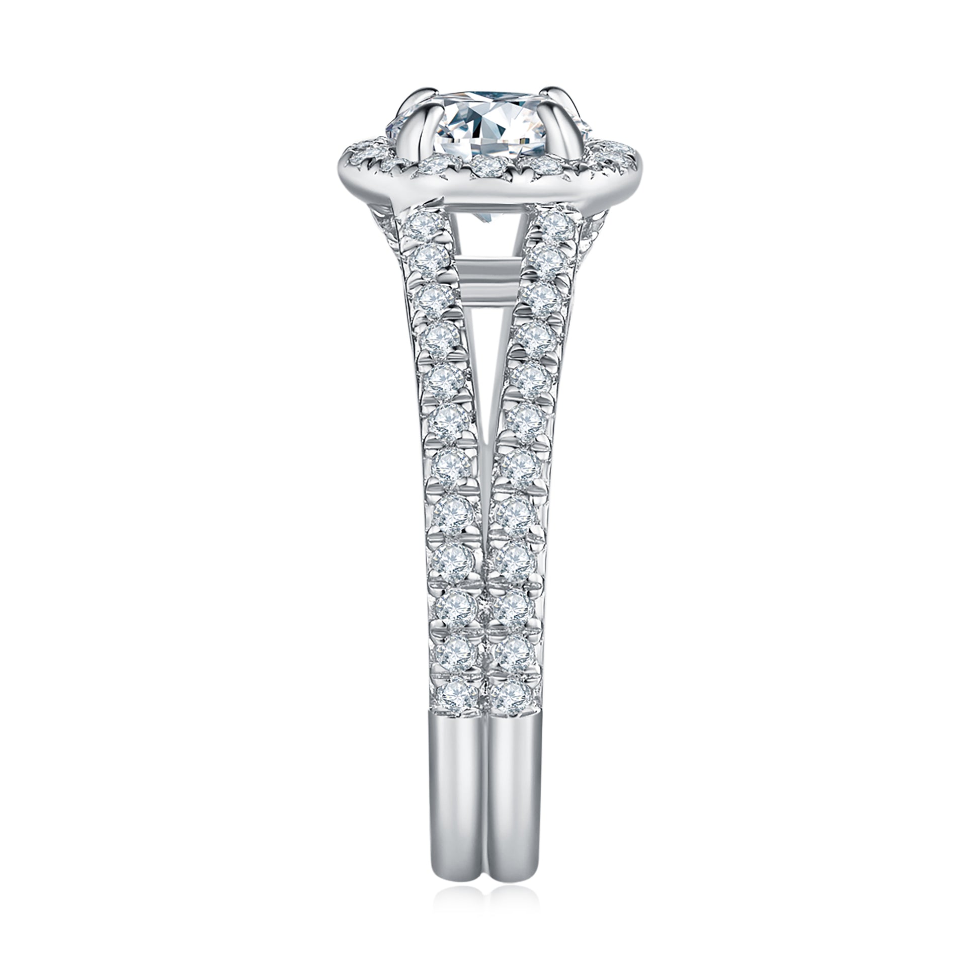 Angelina Halo Preset 1ct Diamond Ring