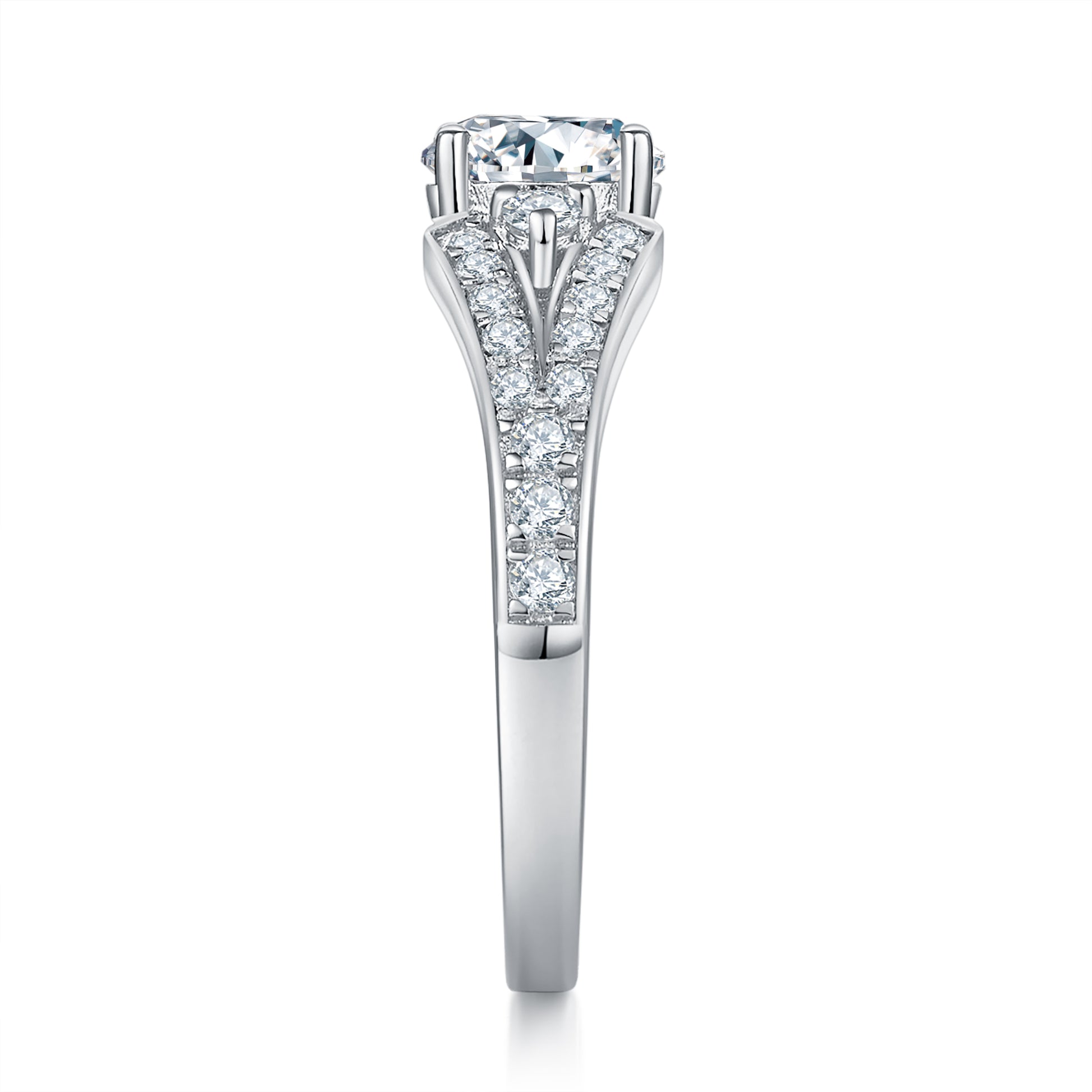 Opus Pave 1ct Preset Diamond Ring