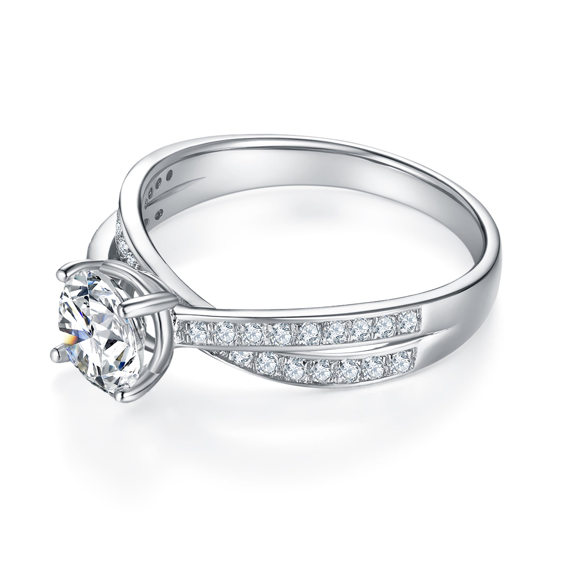 Amelie Pave Preset 1ct Diamond Ring