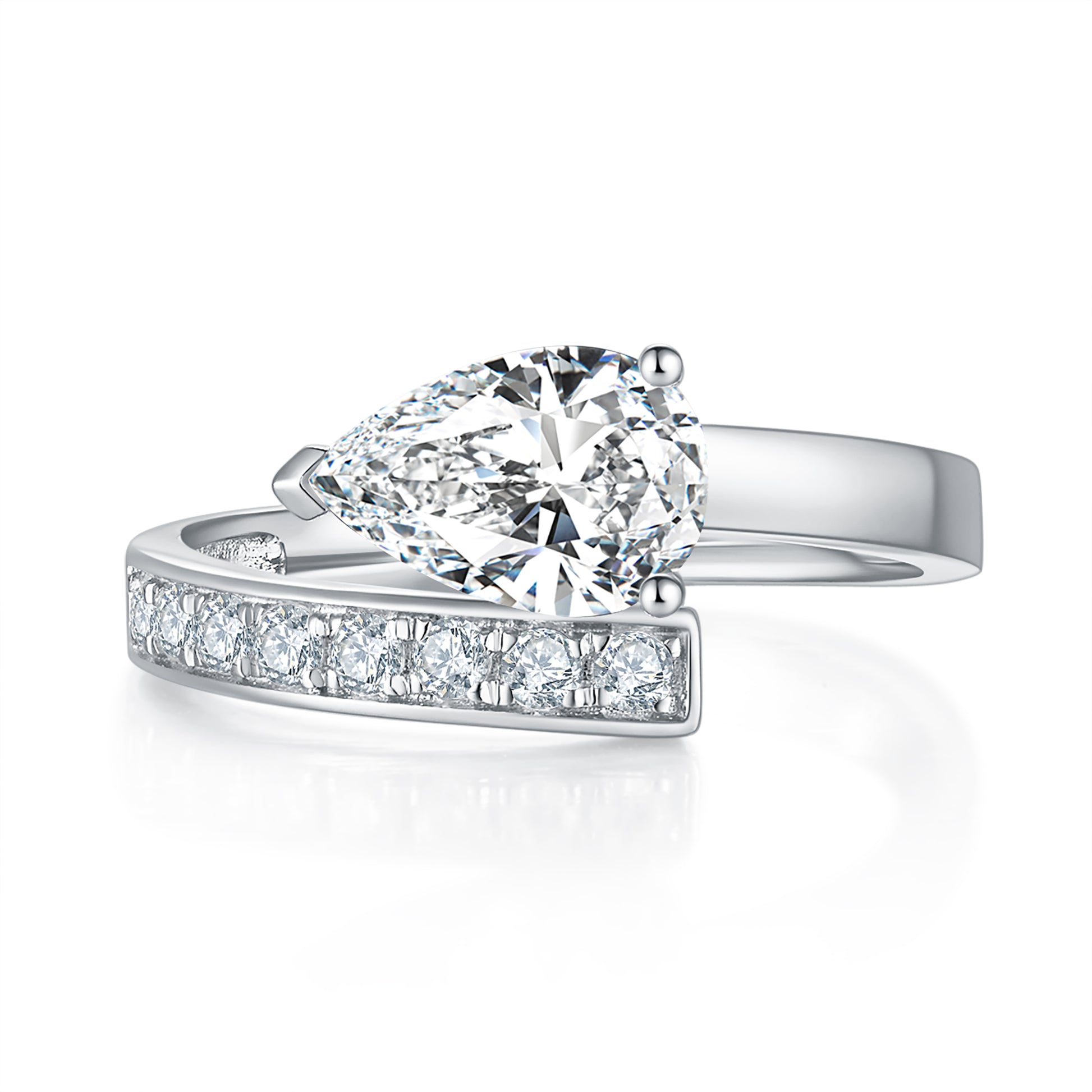 Pear Dream Preset 1ct Diamond Ring