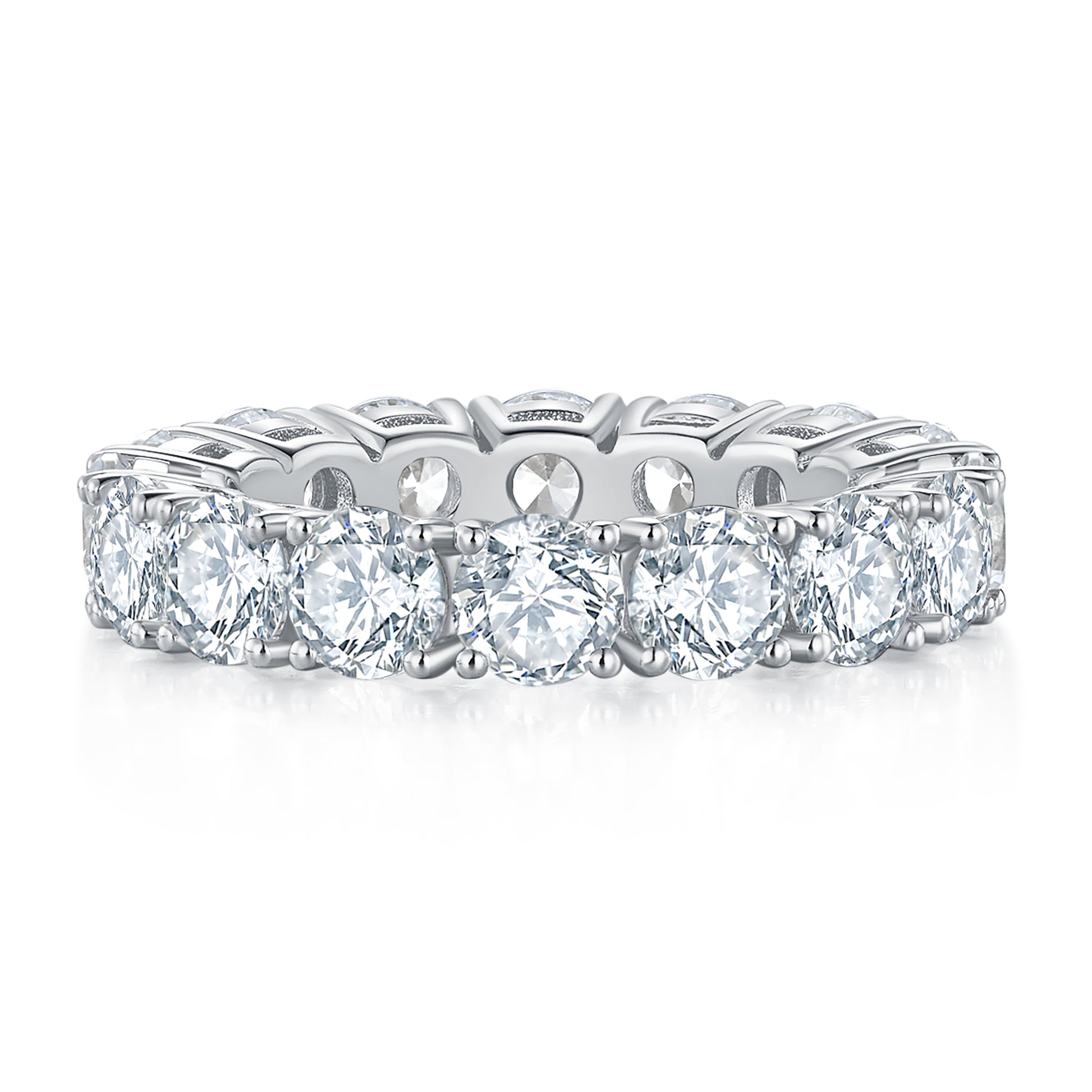 Round Diamond Eternity Band