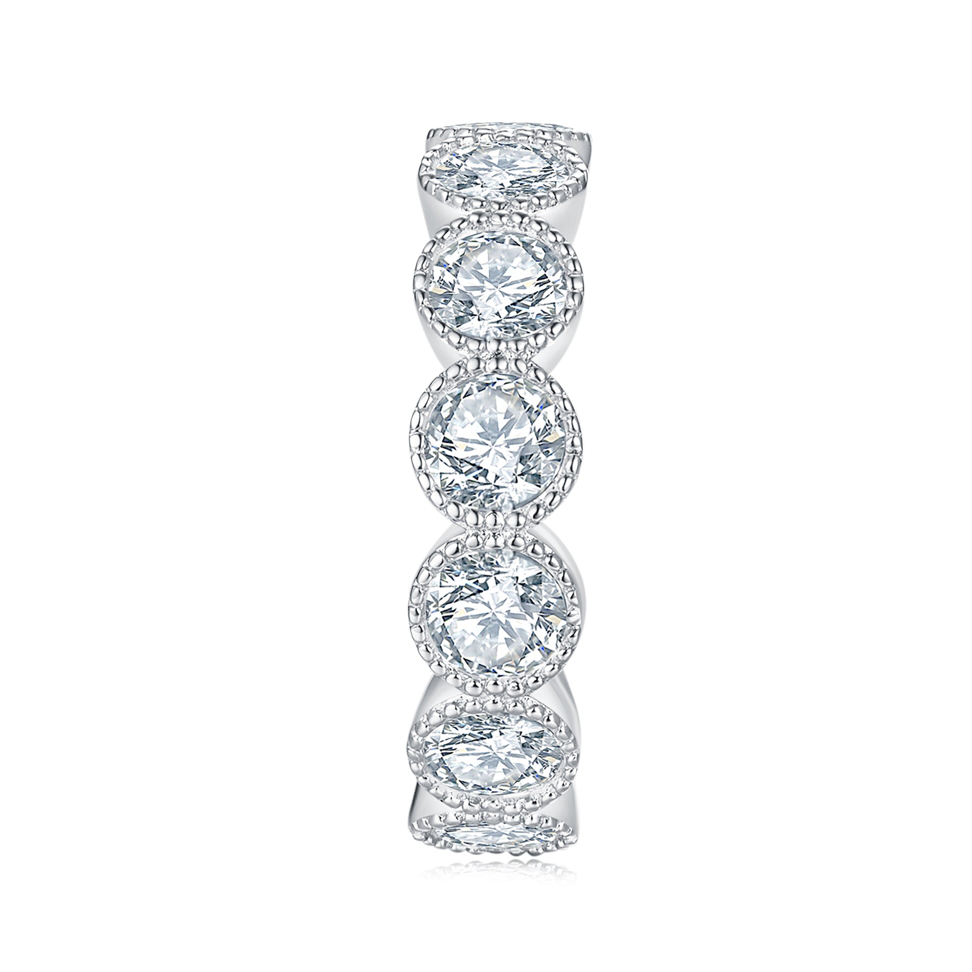 Round Diamond Eternity Band