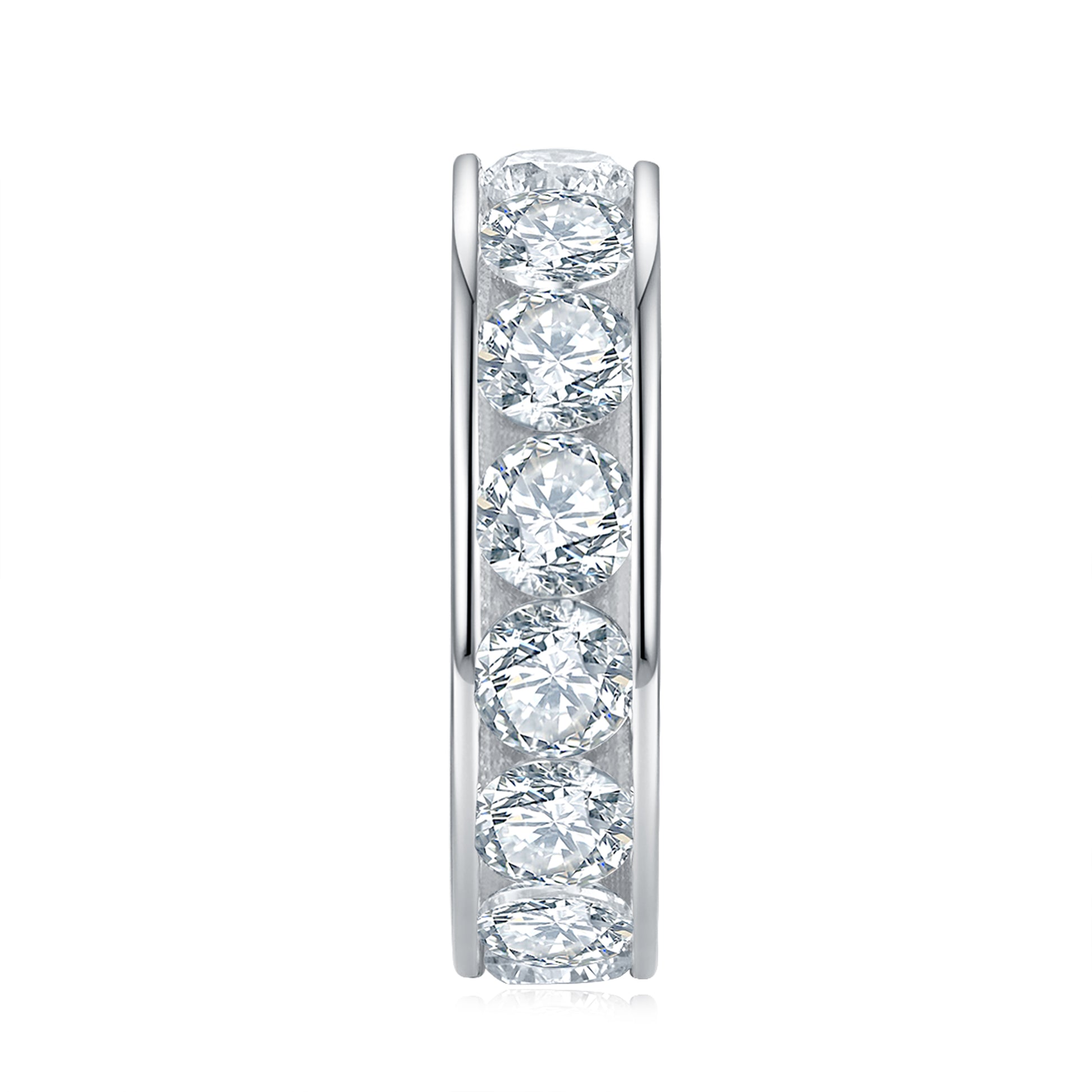 Round Diamond Eternity Band