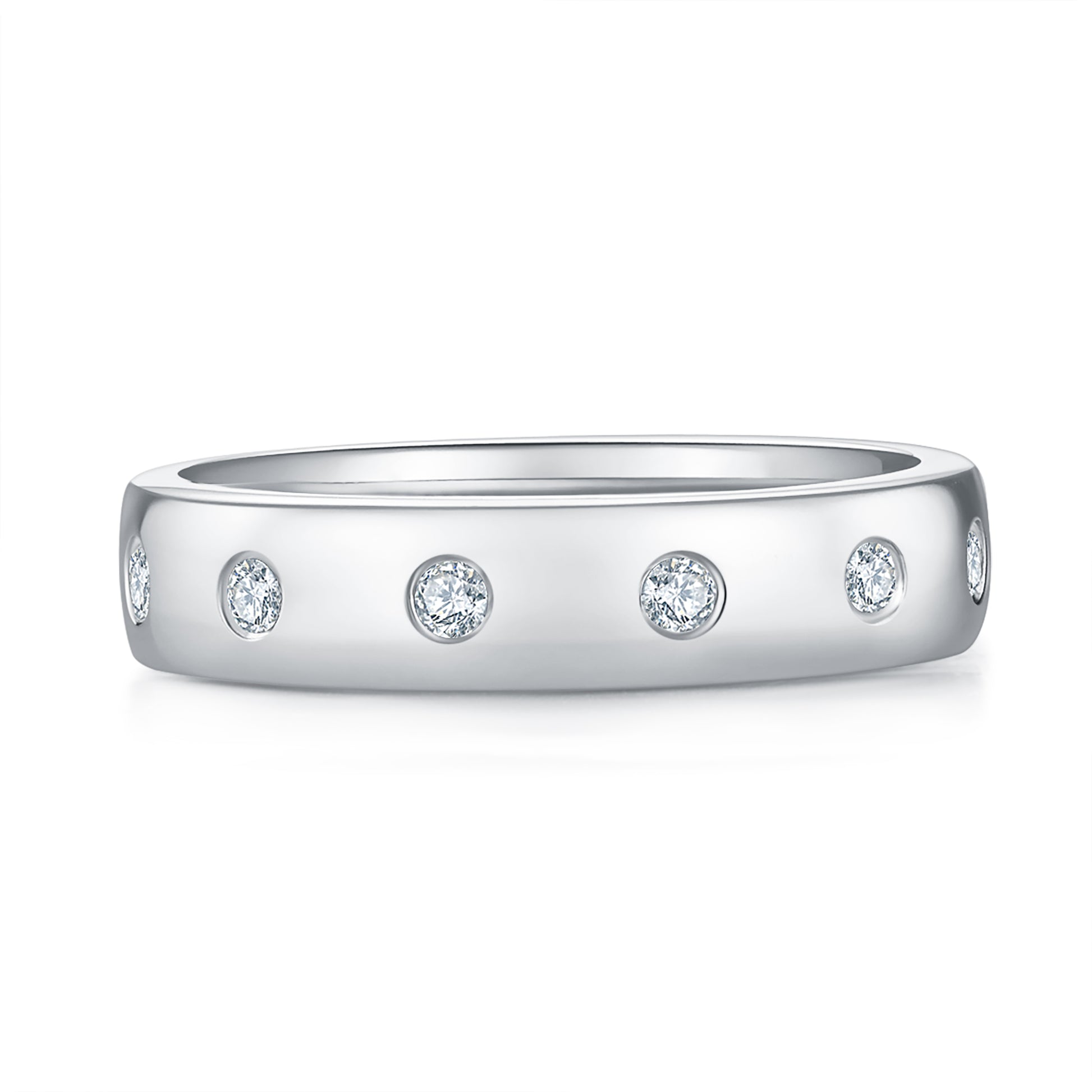 Star Diamond Eternity Band