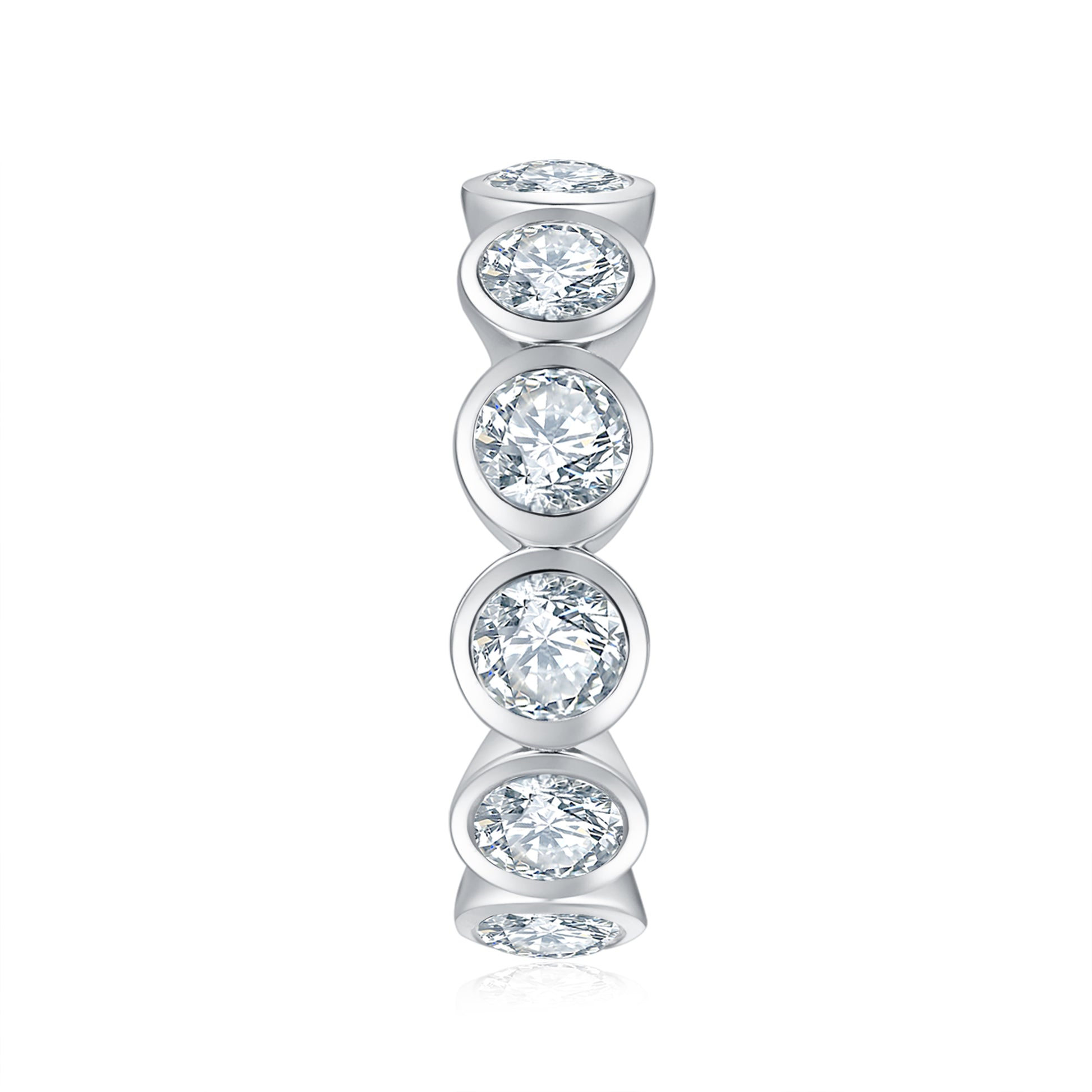 Single Diamond Eternity Band