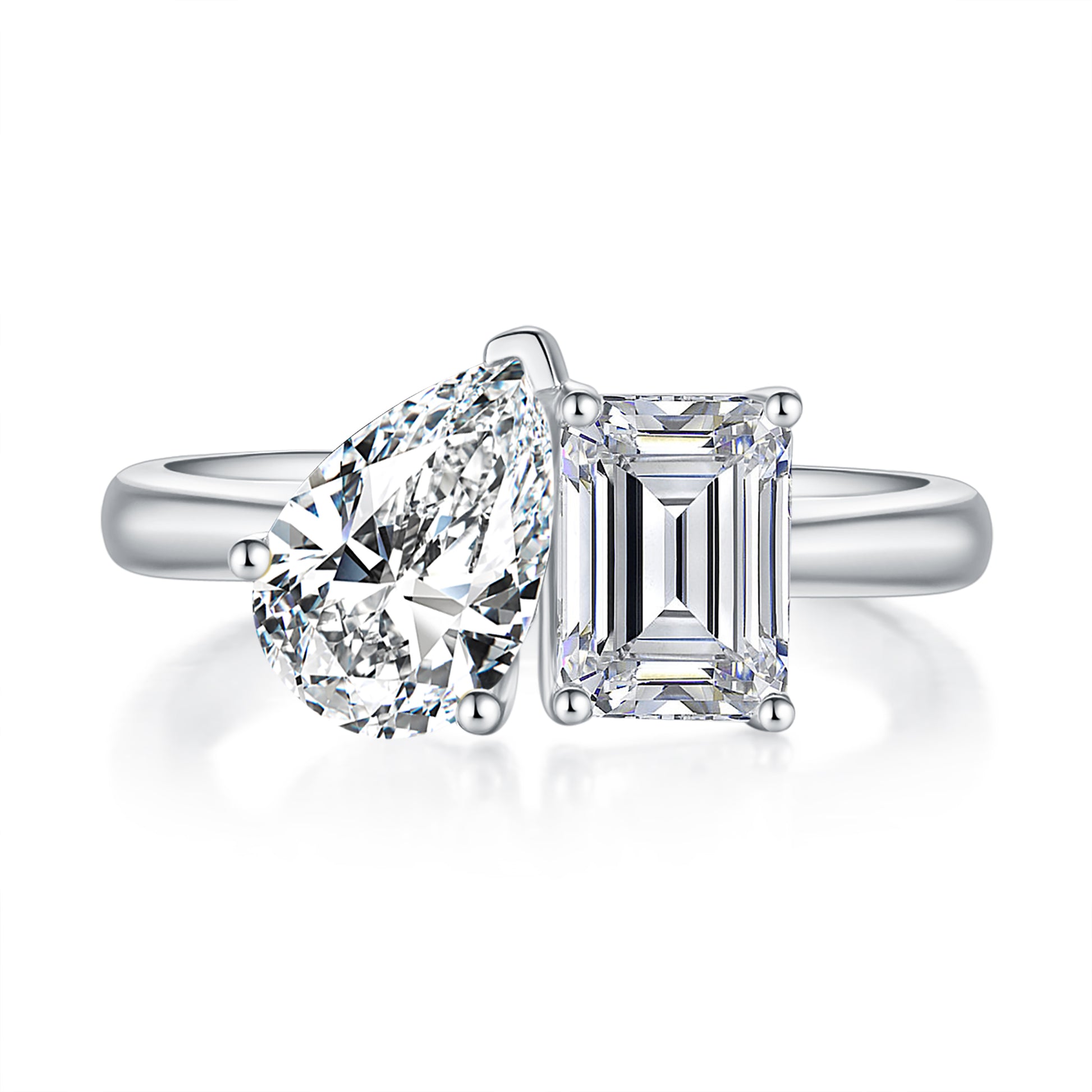 Toi Et Moi Preset 2ct Diamond Ring