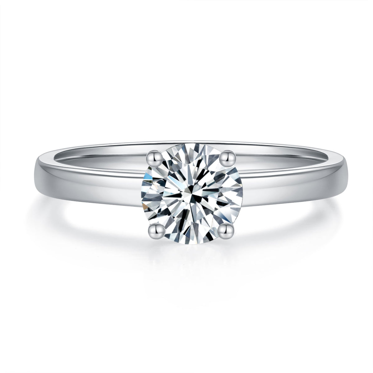Classic Solitaire Diamond Ring With 0.66 Ct. Round Shape Lab Grown Diamond