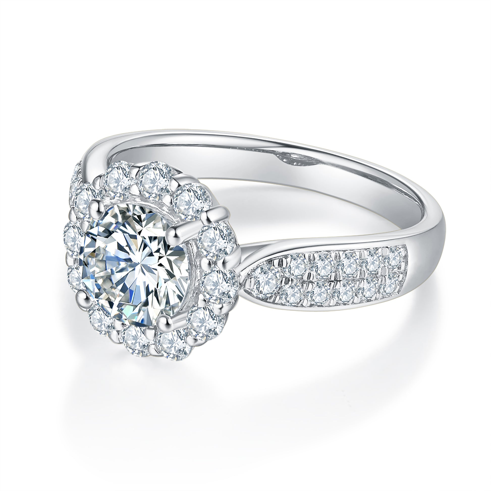 Stellar Halo Preset 1ct Diamond Ring