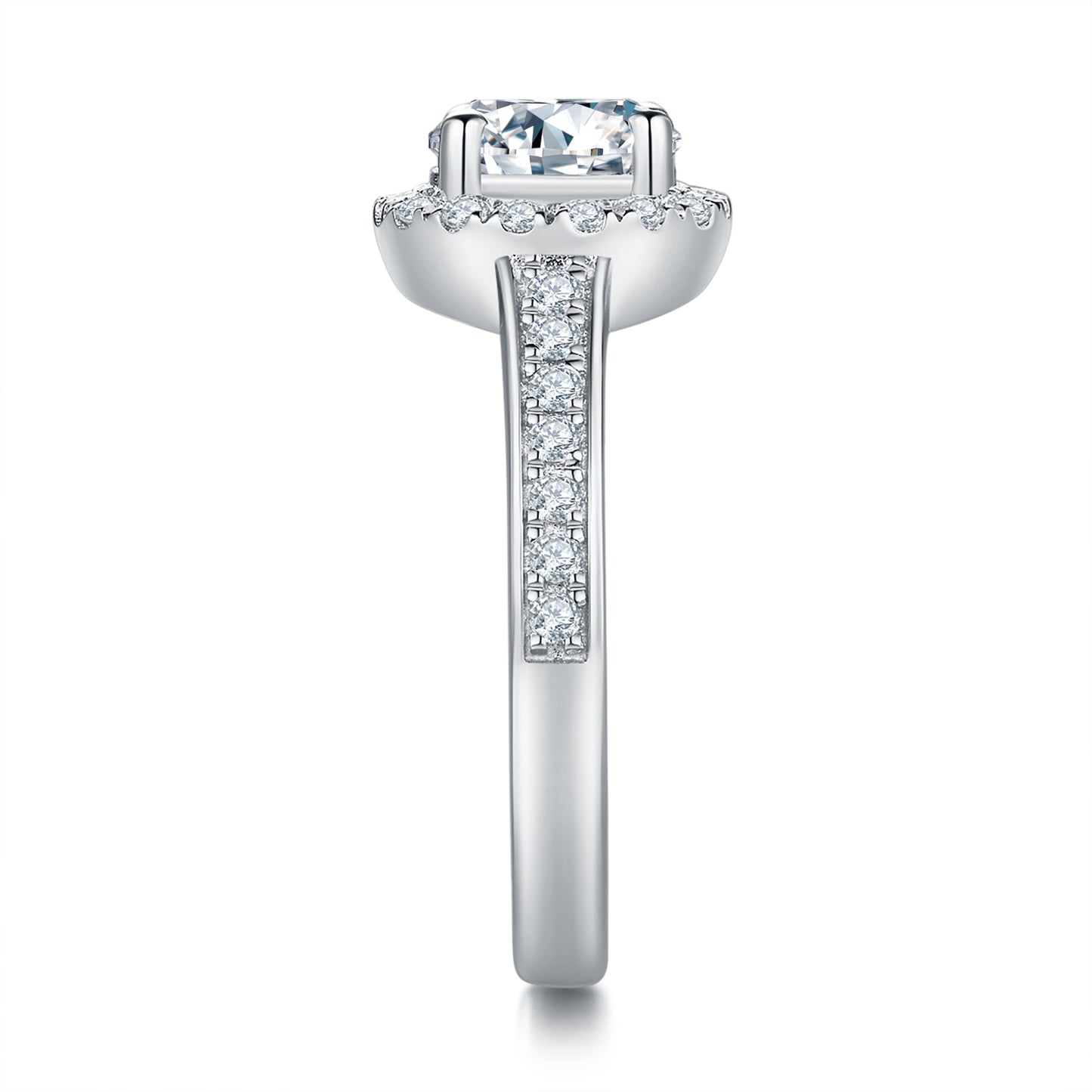 Classic Halo Diamond Ring