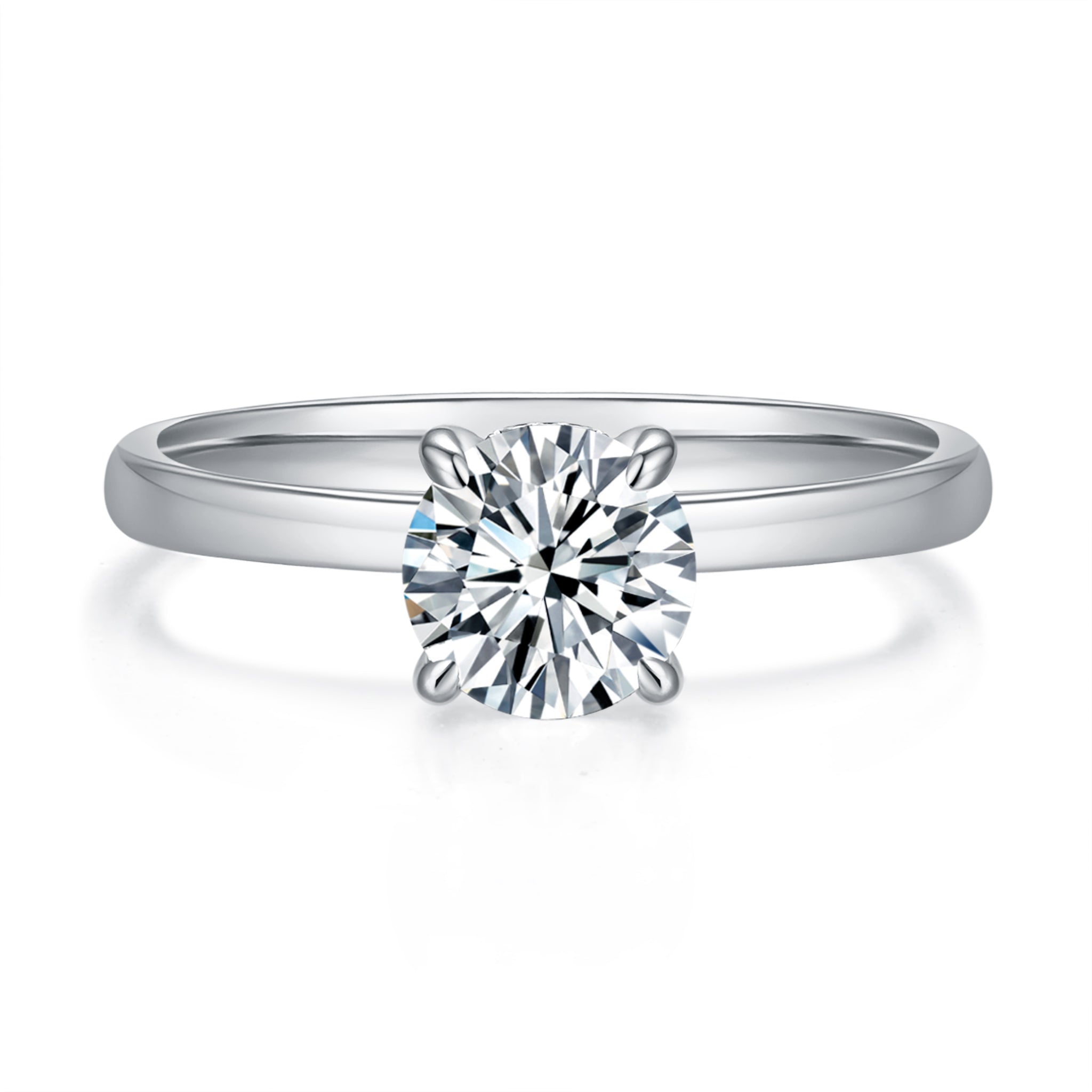 Vera Hidden Halo Diamond Ring With 4.3 Ct. Oval Shape Lab Grown Diamond