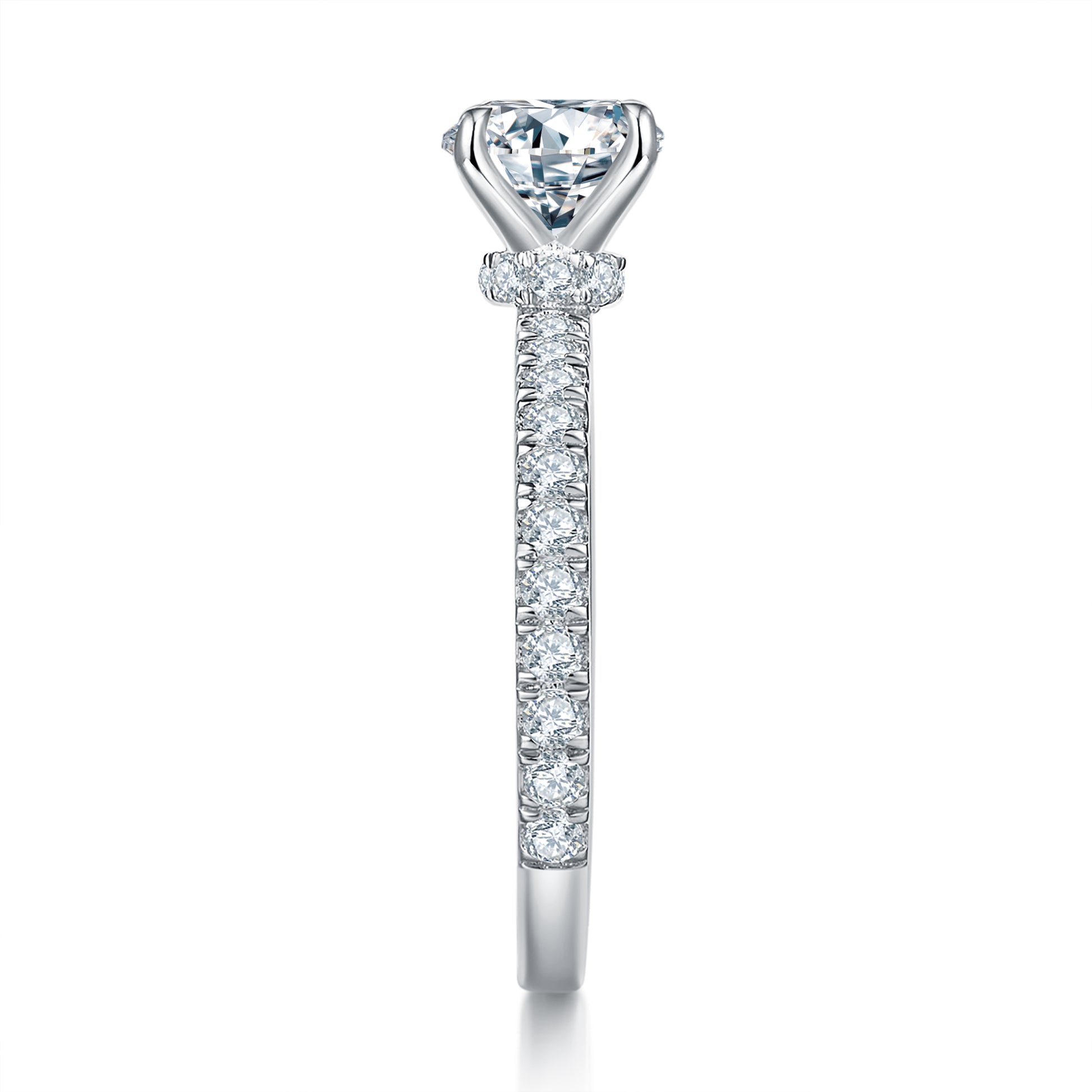 Lumina Hidden Halo 1ct Preset Diamond Ring