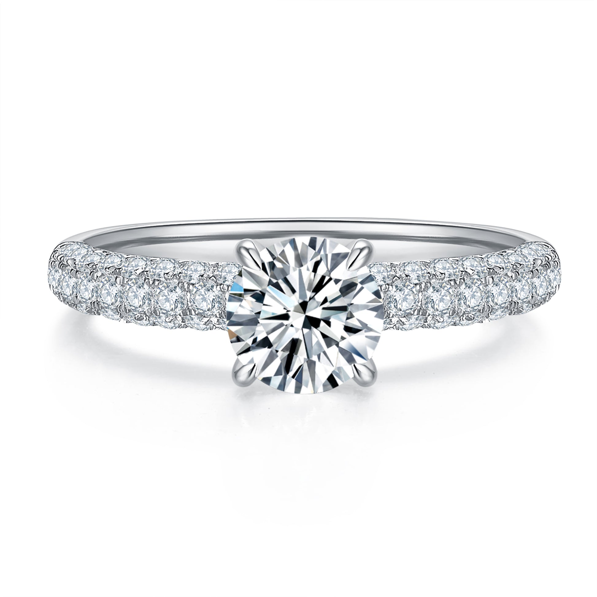 Everglow Hidden Halo 1ct Preset Diamond Ring